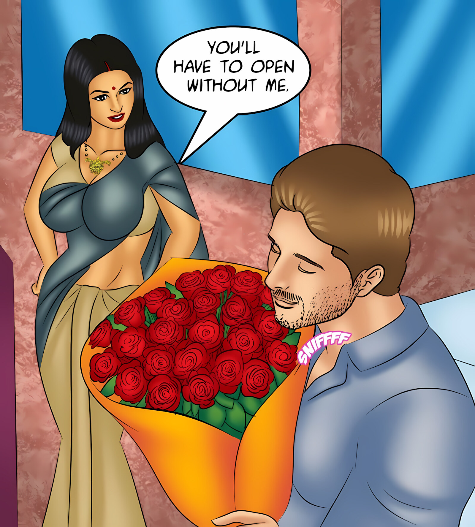 Savita Bhabhi 111-120 [Kirtu], Savita Bhabhi 111 - Valentines Delight, page 57 of 142