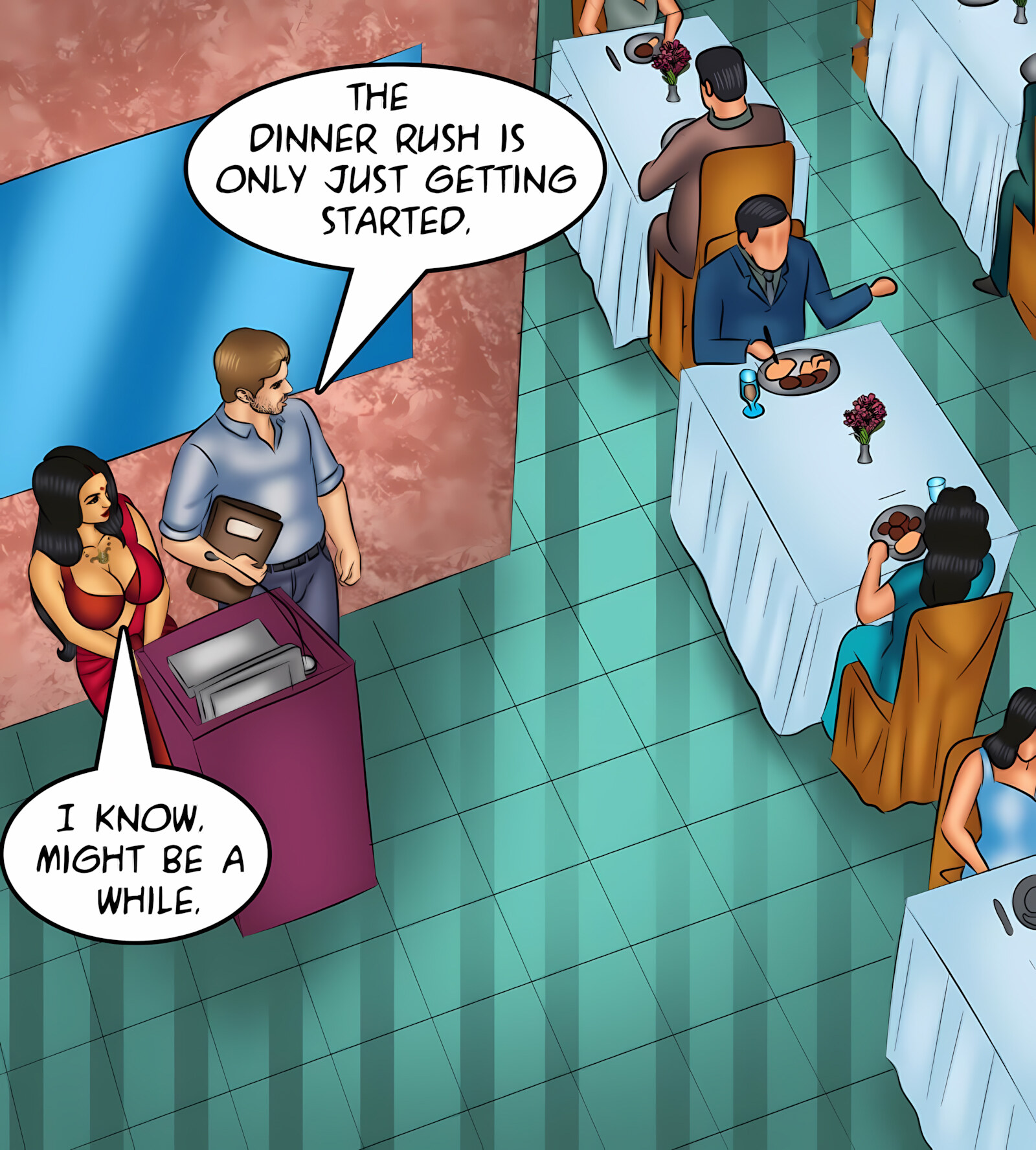 Savita Bhabhi 111-120 [Kirtu], Savita Bhabhi 111 - Valentines Delight, page 60 of 142