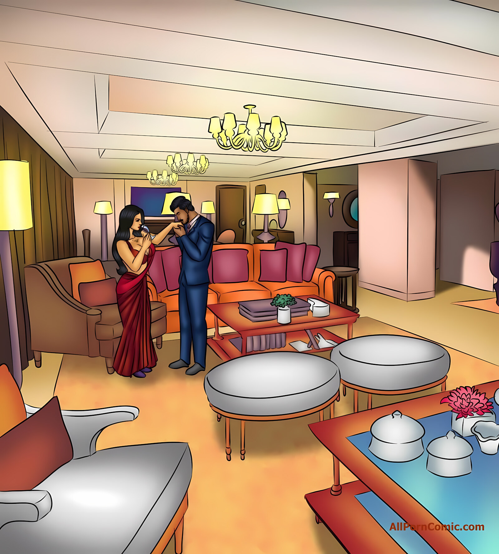Savita Bhabhi 111-120 [Kirtu], Savita Bhabhi 111 - Valentines Delight, page 91 of 142