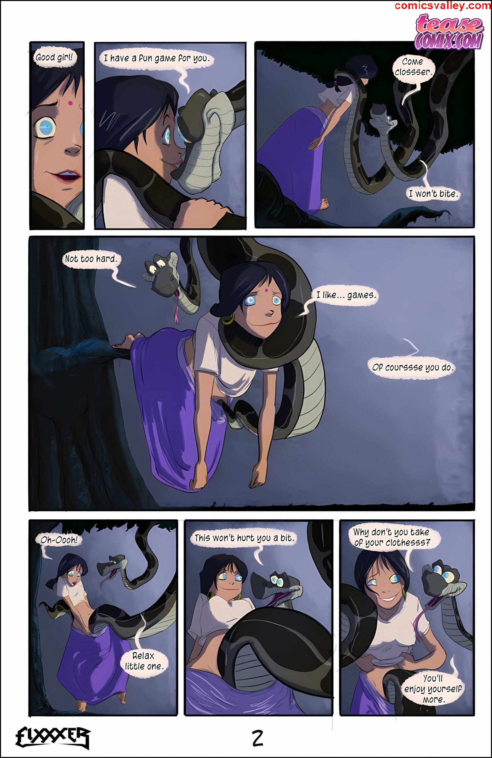 Shanti And Kaa Mini Comics [FIXXXER], Shanti And Kaa Mini Comics, page 3 of 5