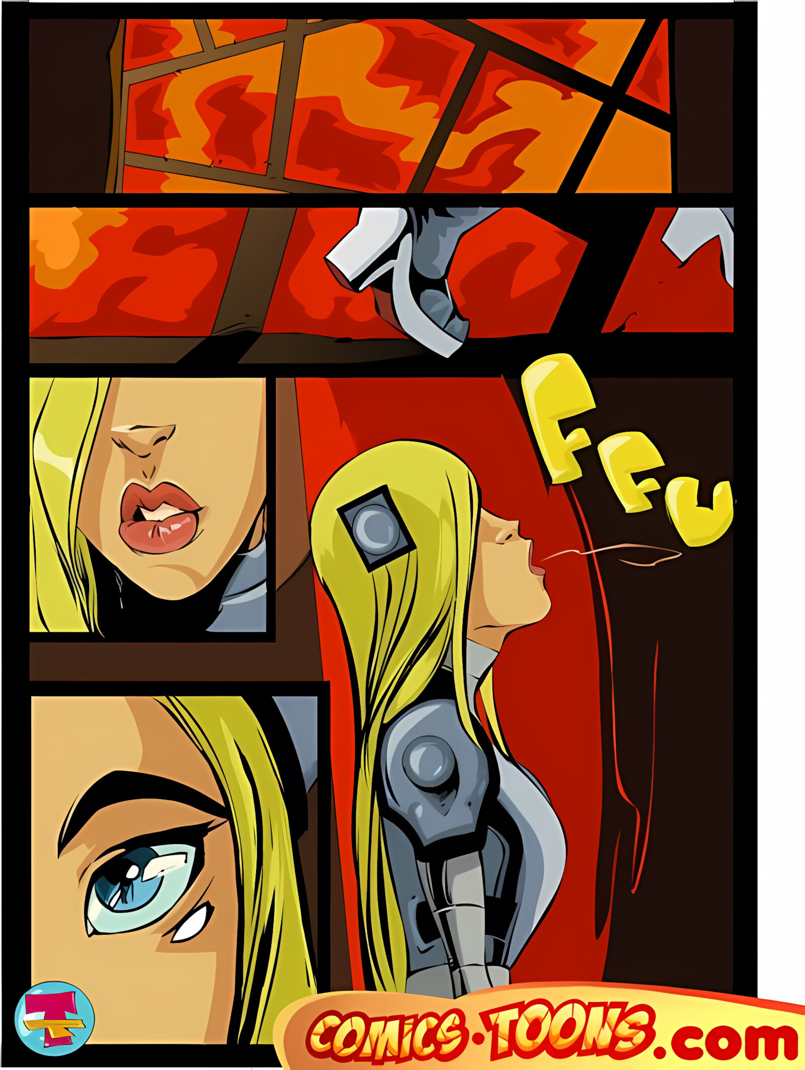 Slade And Terra (Teen Titans) [Okunev], Slade And Terra (Teen Titans), page 1 of 15