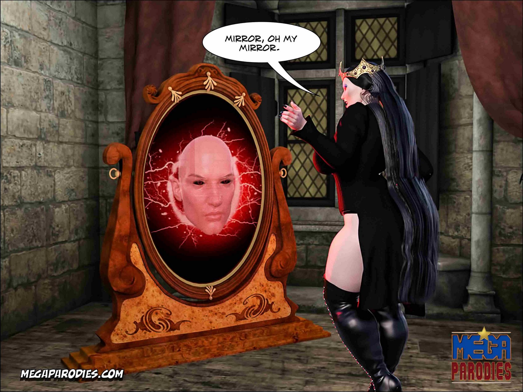 Snow White [MegaParodies], Snow White 3, page 56 of 62