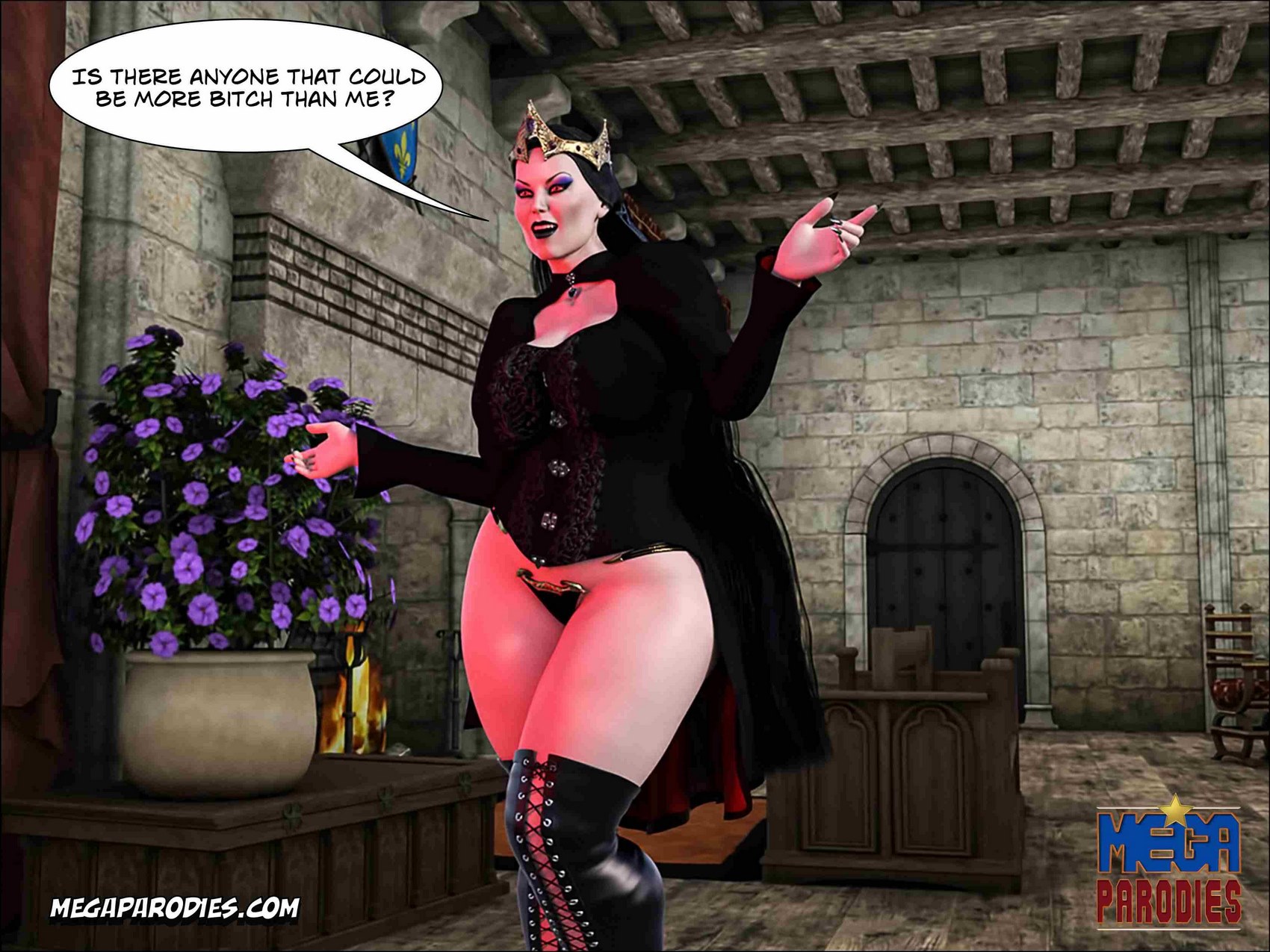 Snow White [MegaParodies], Snow White 3, page 57 of 62