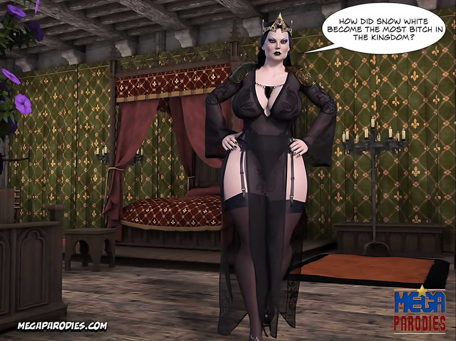 Snow White [MegaParodies], Snow White 1, page 52 of 56