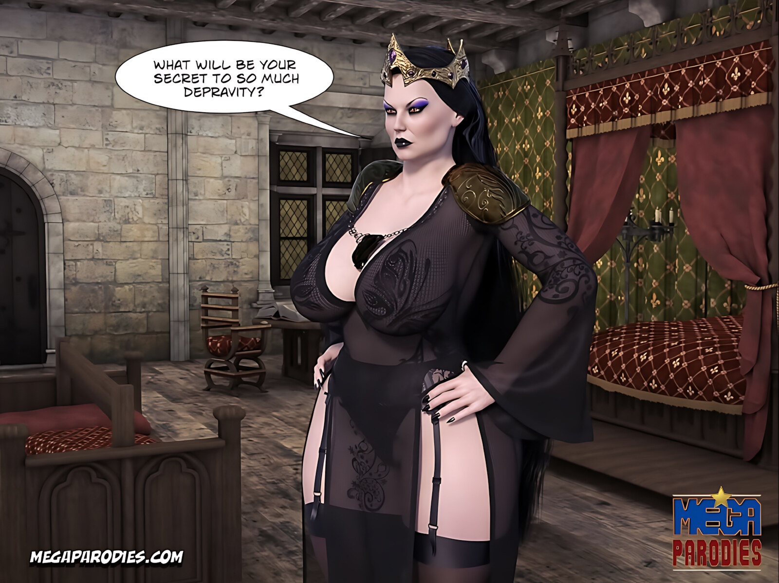 Snow White [MegaParodies], Snow White 1, page 53 of 56