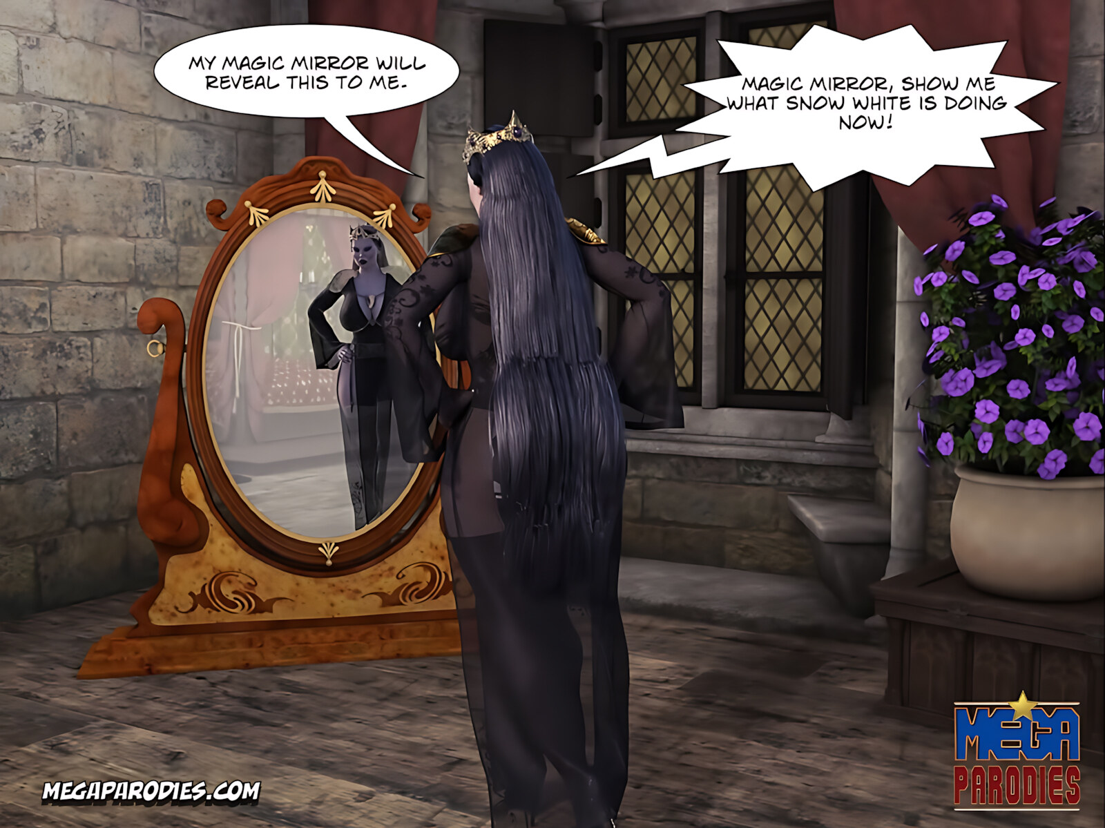 Snow White [MegaParodies], Snow White 1, page 54 of 56