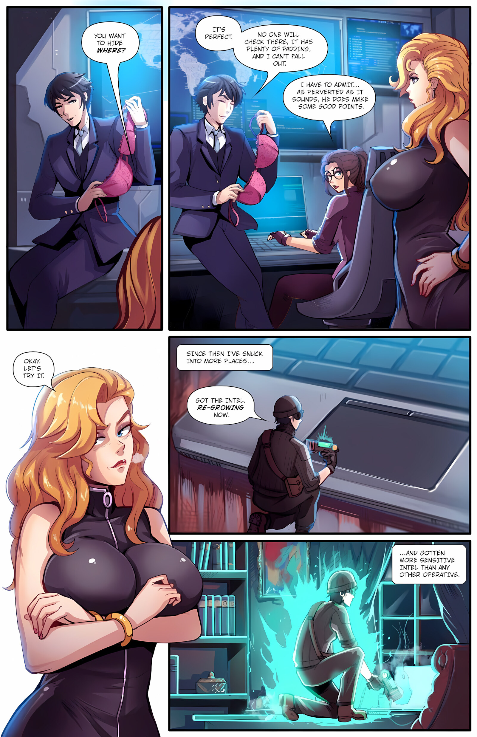 Super Spy [GiantessFan], Super Spy 1, page 10 of 34