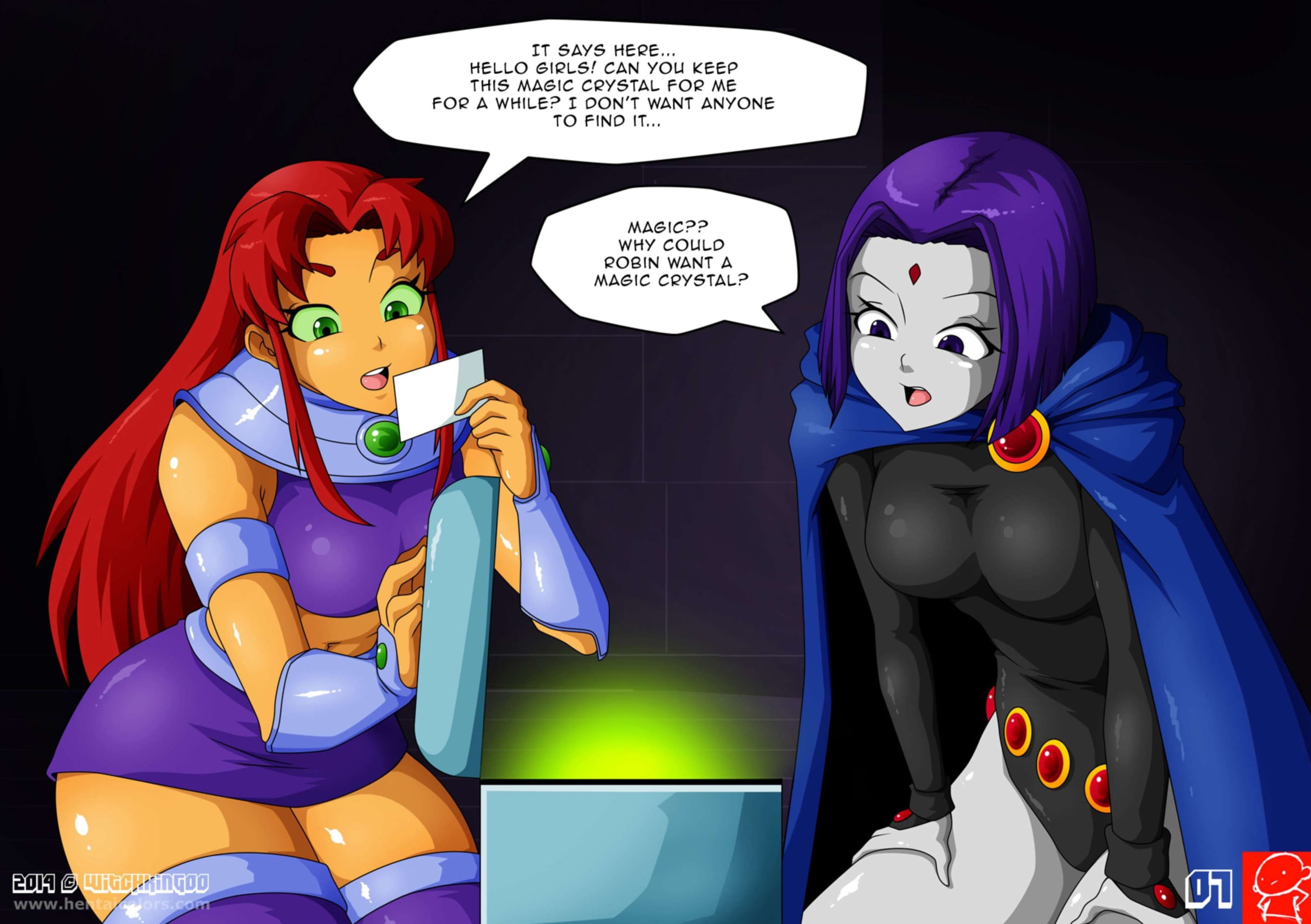 Teen Titans – The Magic Crystal [Witchking00], Teen Titans – The Magic Crystal, page 8 of 63