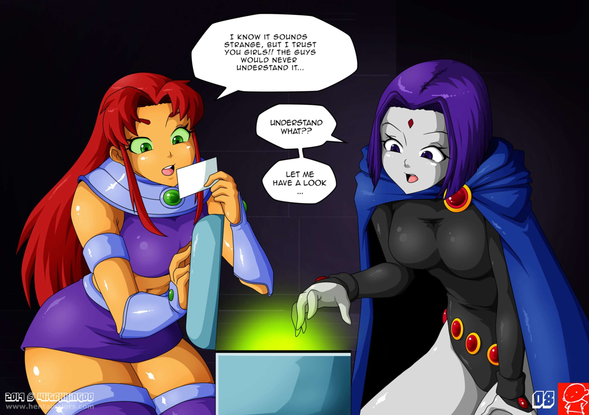 Teen Titans – The Magic Crystal [Witchking00], Teen Titans – The Magic Crystal, page 9 of 63