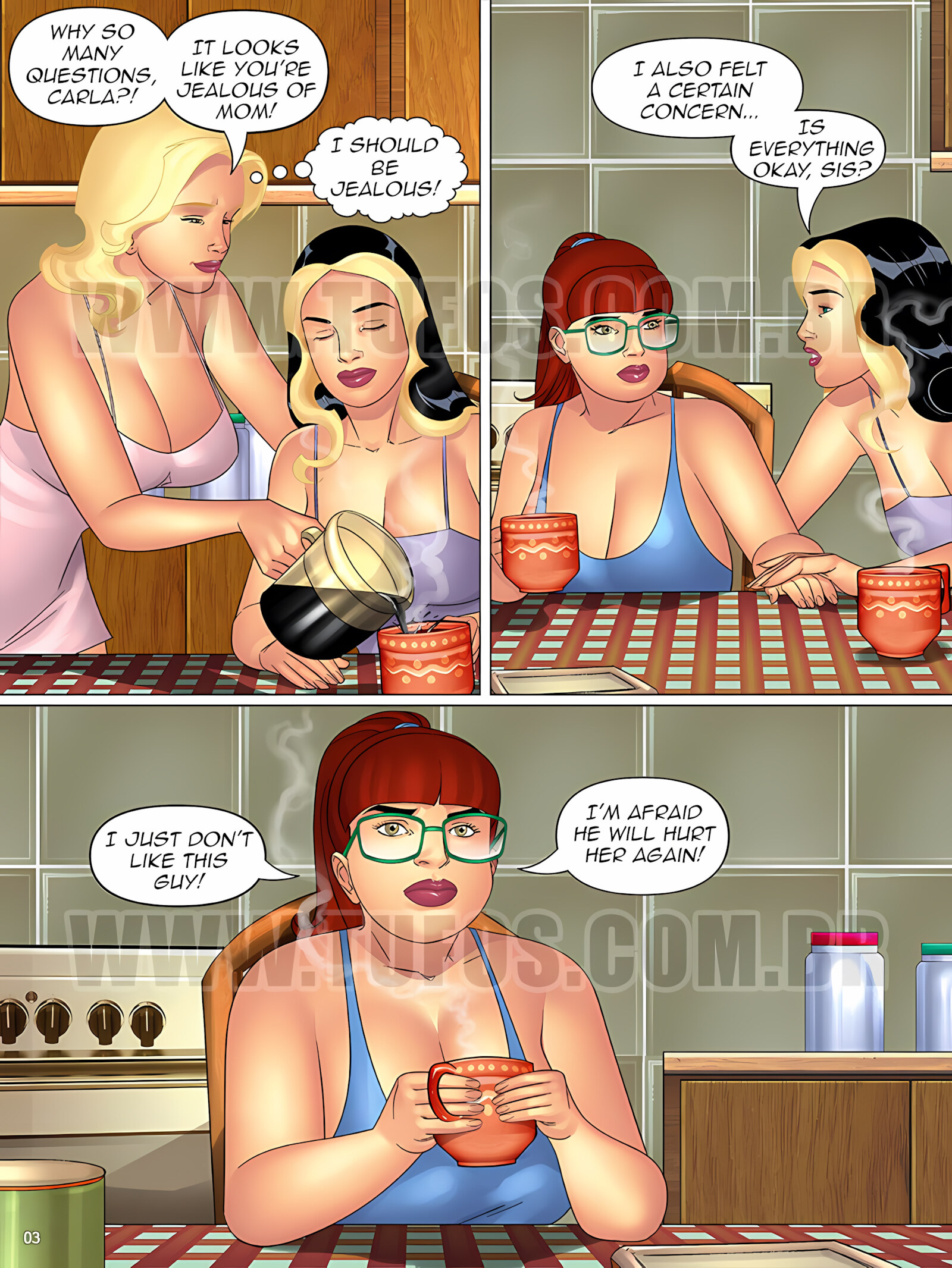 Aunt, Cousins And Co. [Tufos], Aunt, Cousins And Co. Chapter 8, page 3 of 16