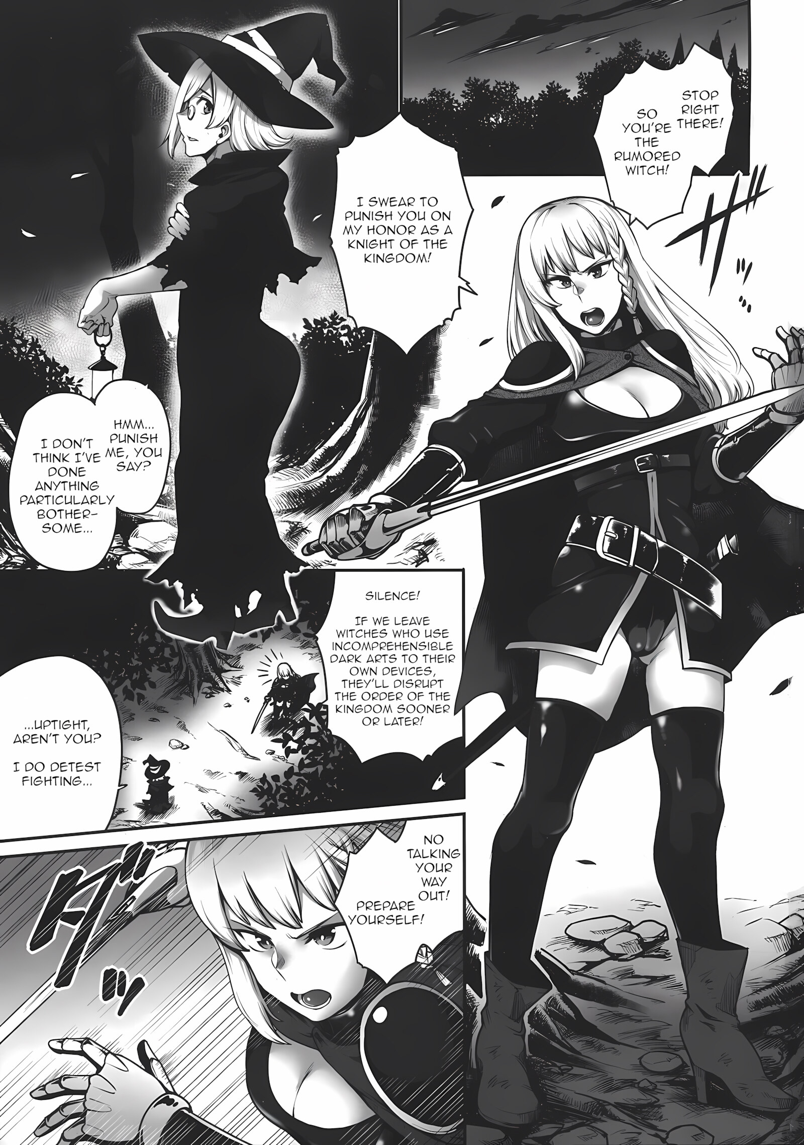 The Lady Knight and the Futanari Curse [Toritora], The Lady Knight and the Futanari Curse, page 2 of 21