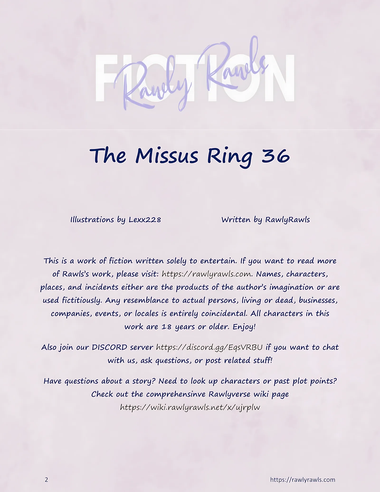 The Missus Ring 31-38 [Lexx228], The Missus Ring 36, page 2 of 12