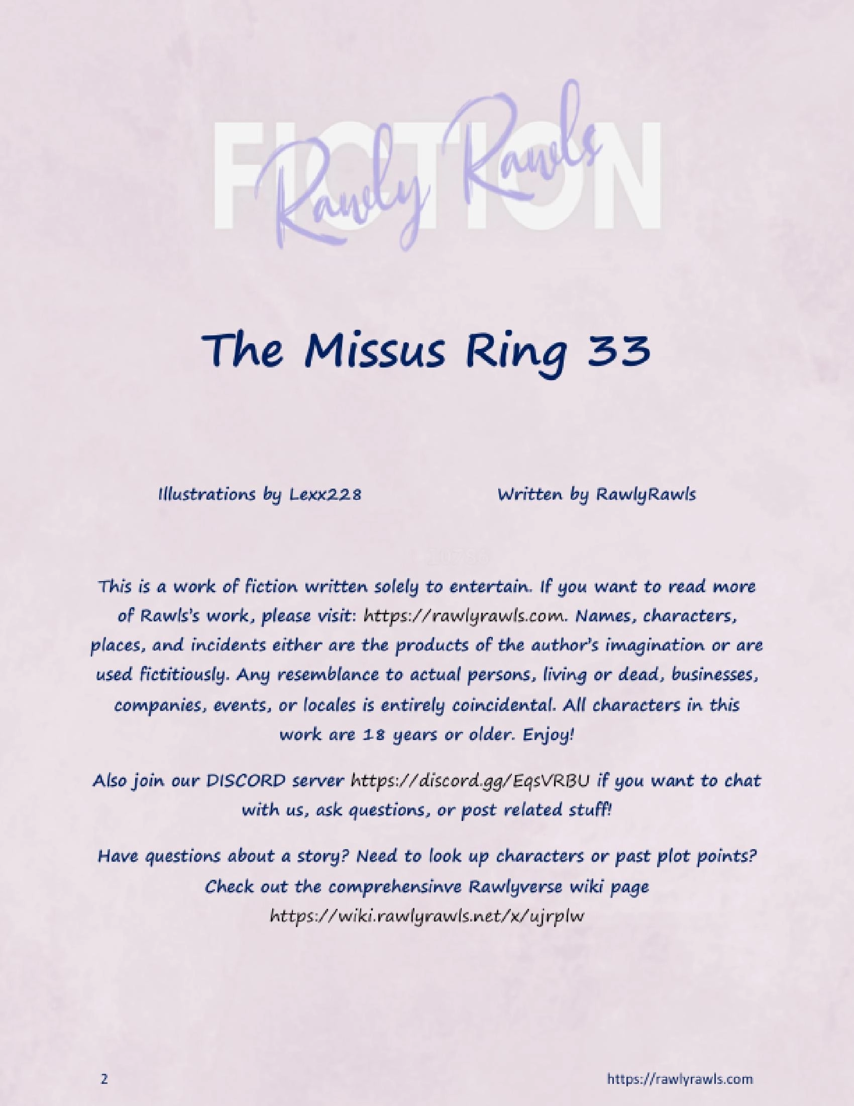 The Missus Ring 31-38 [Lexx228], The Missus Ring 33, page 2 of 13