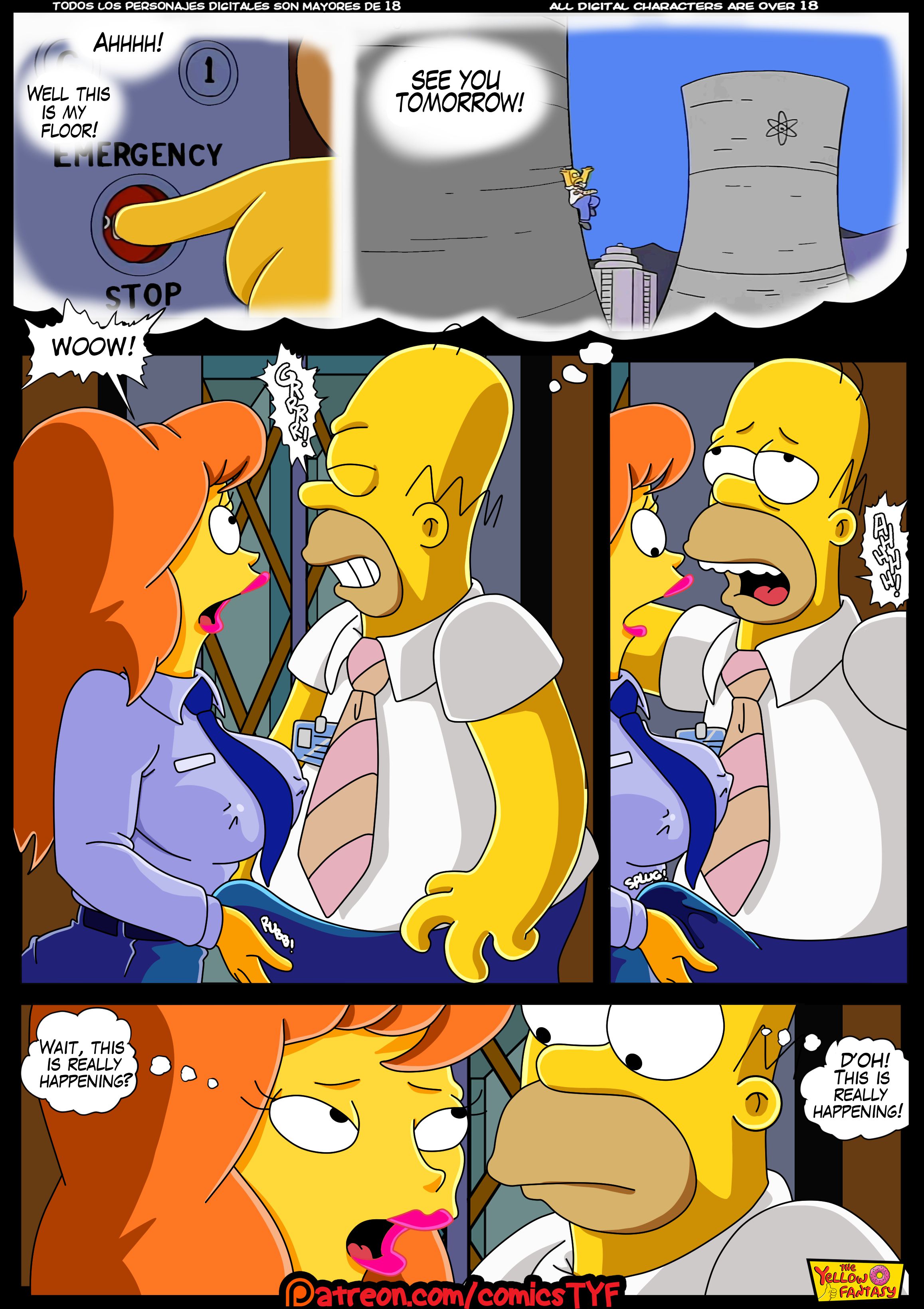The Yellow Fantasy Series [The Simpsons], Radioactive Love - Chapter 1.5, page 19 of 31
