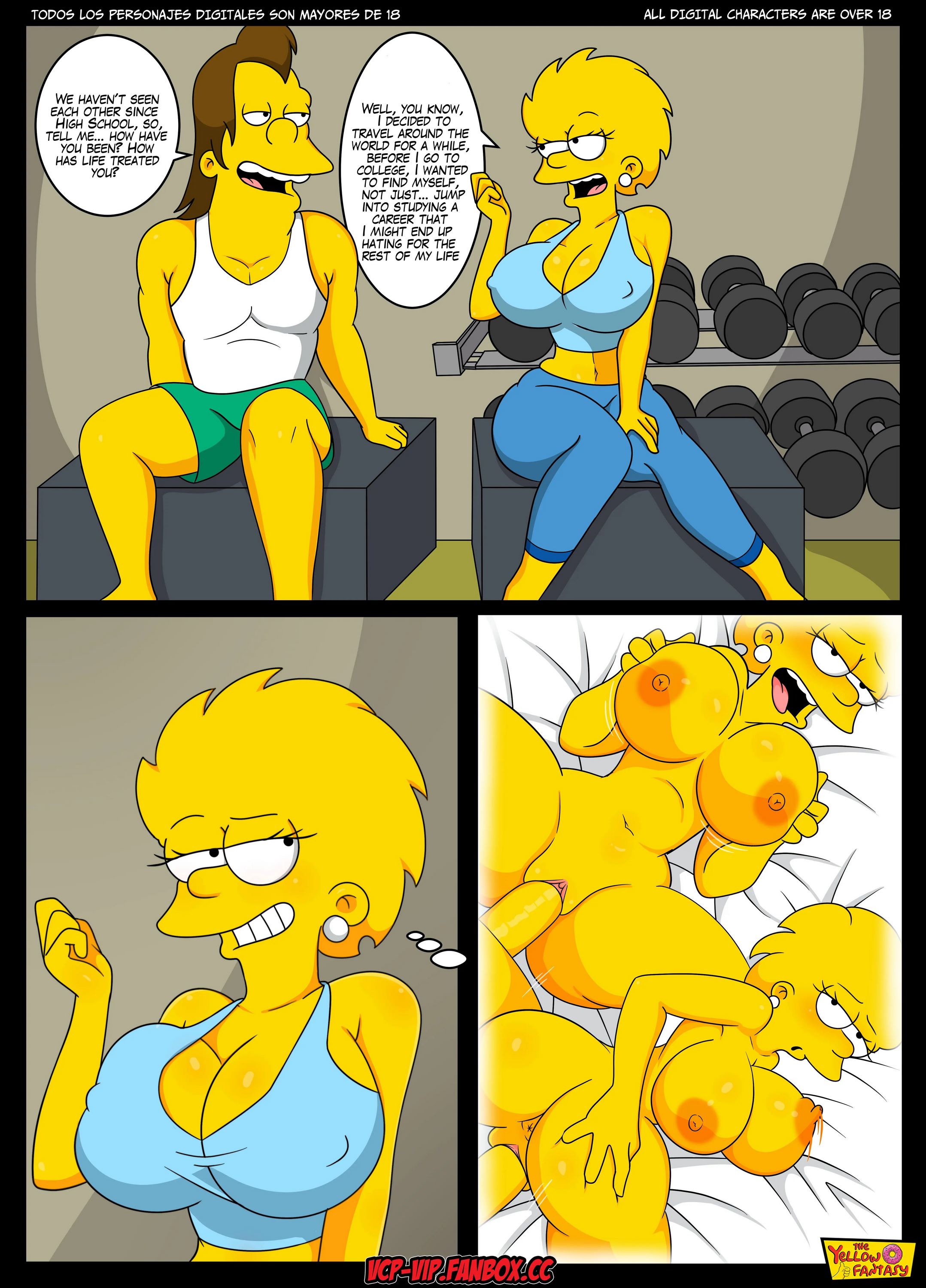 The Yellow Fantasy Series [The Simpsons], Nelson's Tutor- Chpater 8, page 3 of 16
