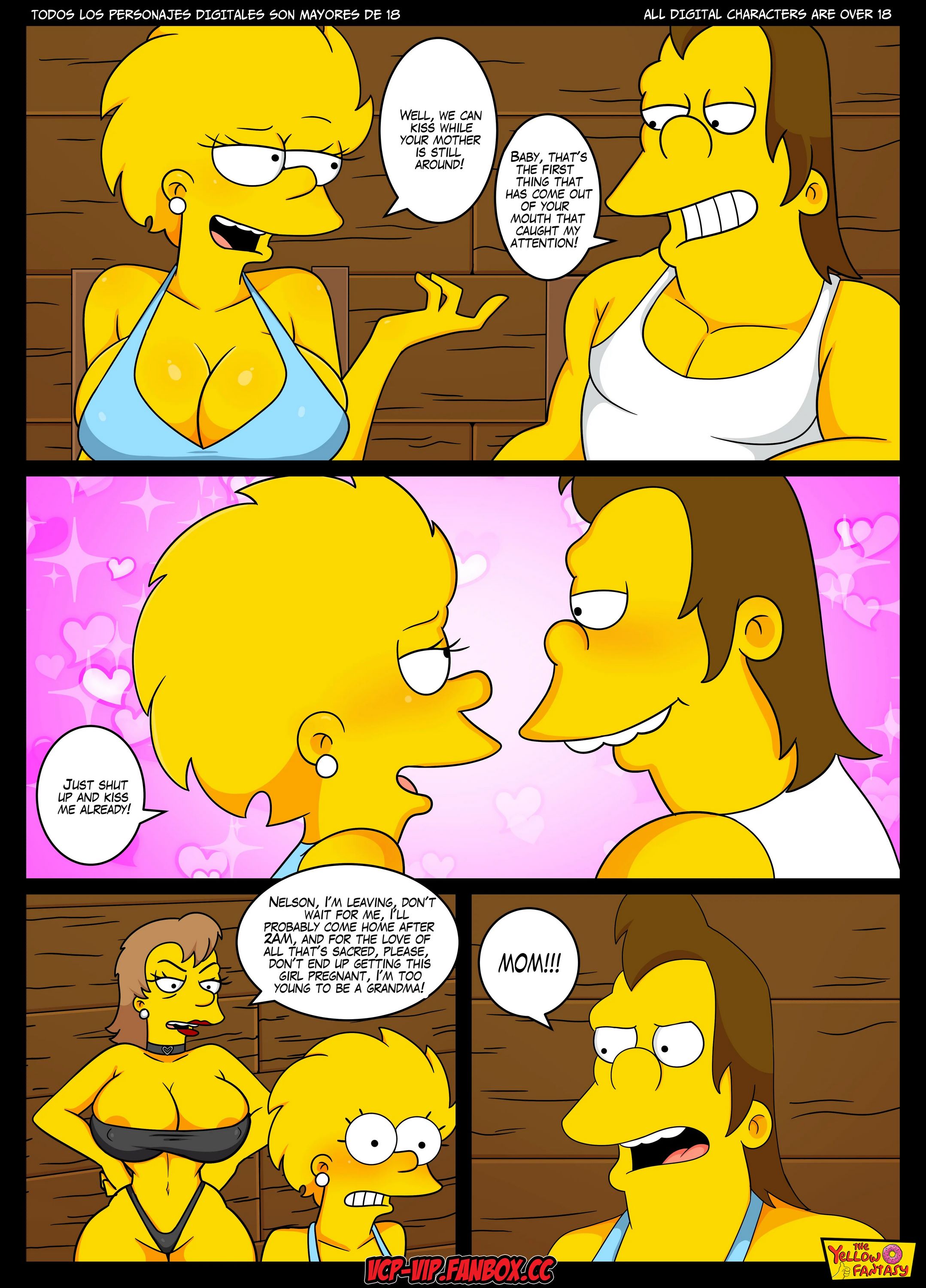 The Yellow Fantasy Series [The Simpsons], Nelson's Tutor- Chpater 8, page 6 of 16