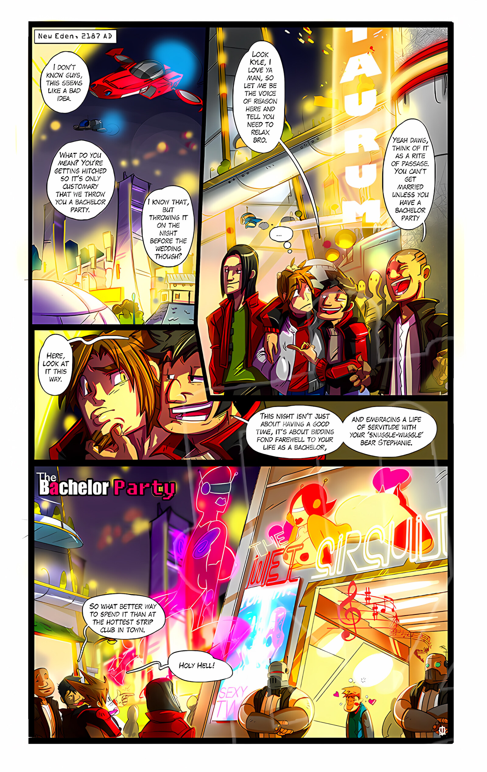 Bachelor Party [Kamina1978], Bachelor Party, page 1 of 11