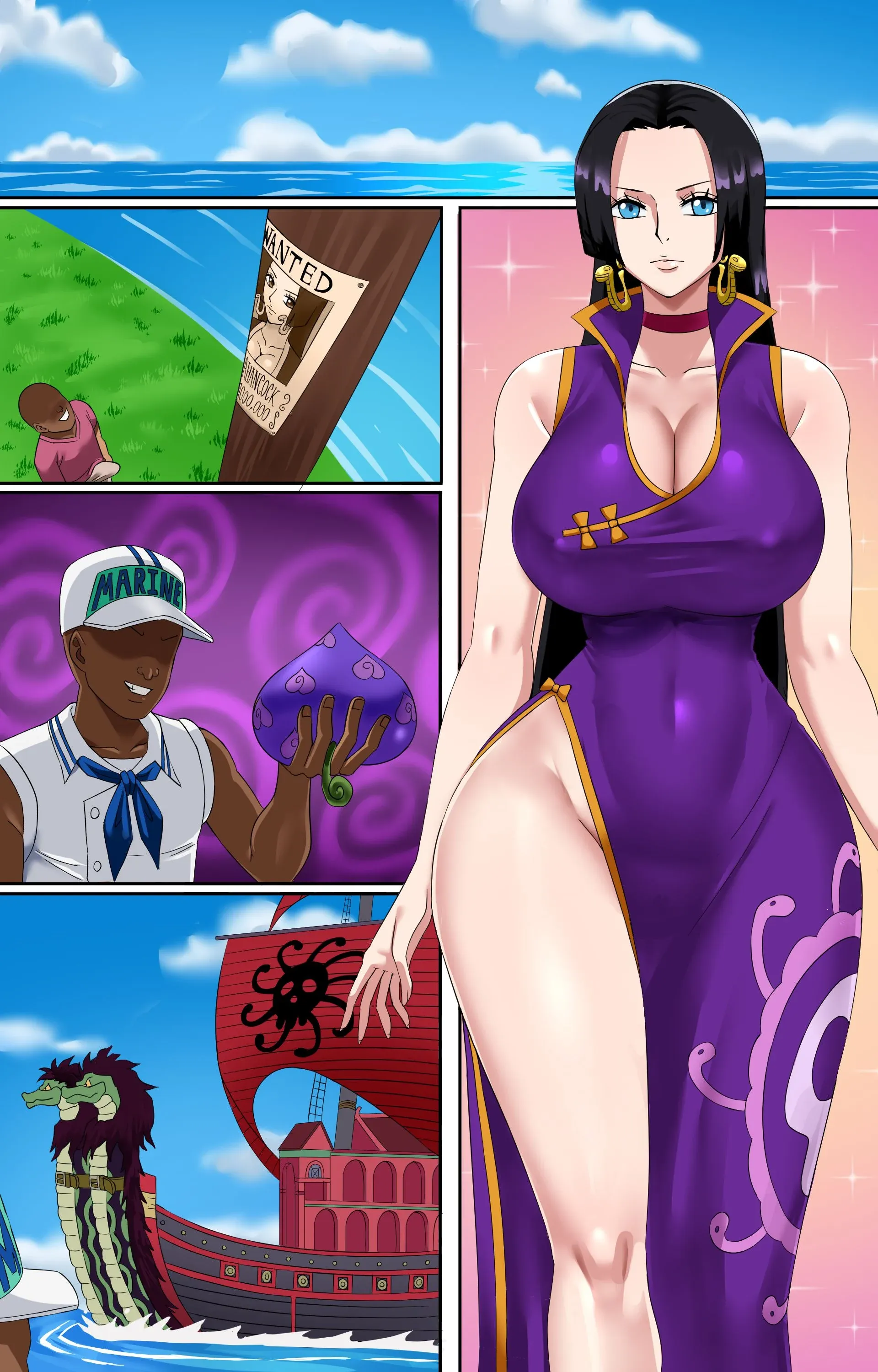 The Snake Princess is Brainwashed! (One Piece), 1 . The Snake Princess is Brainwashed! - Chapter 1 [Pink Pawg], page 25 of 47