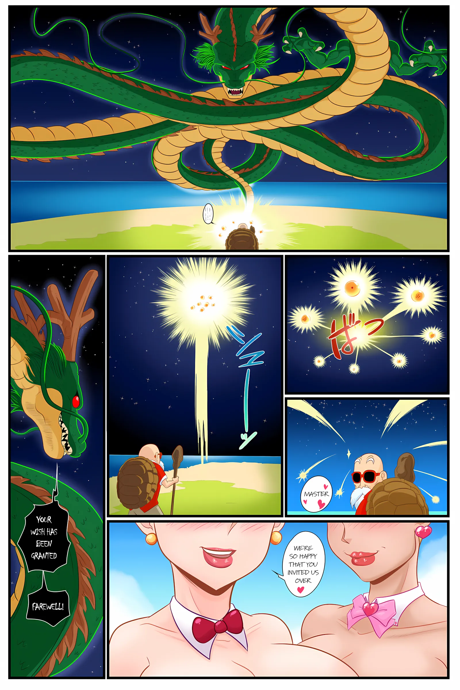 The Wish Of Master Roshi [KogeiKun], The Wish Of Master Roshi, page 2 of 11