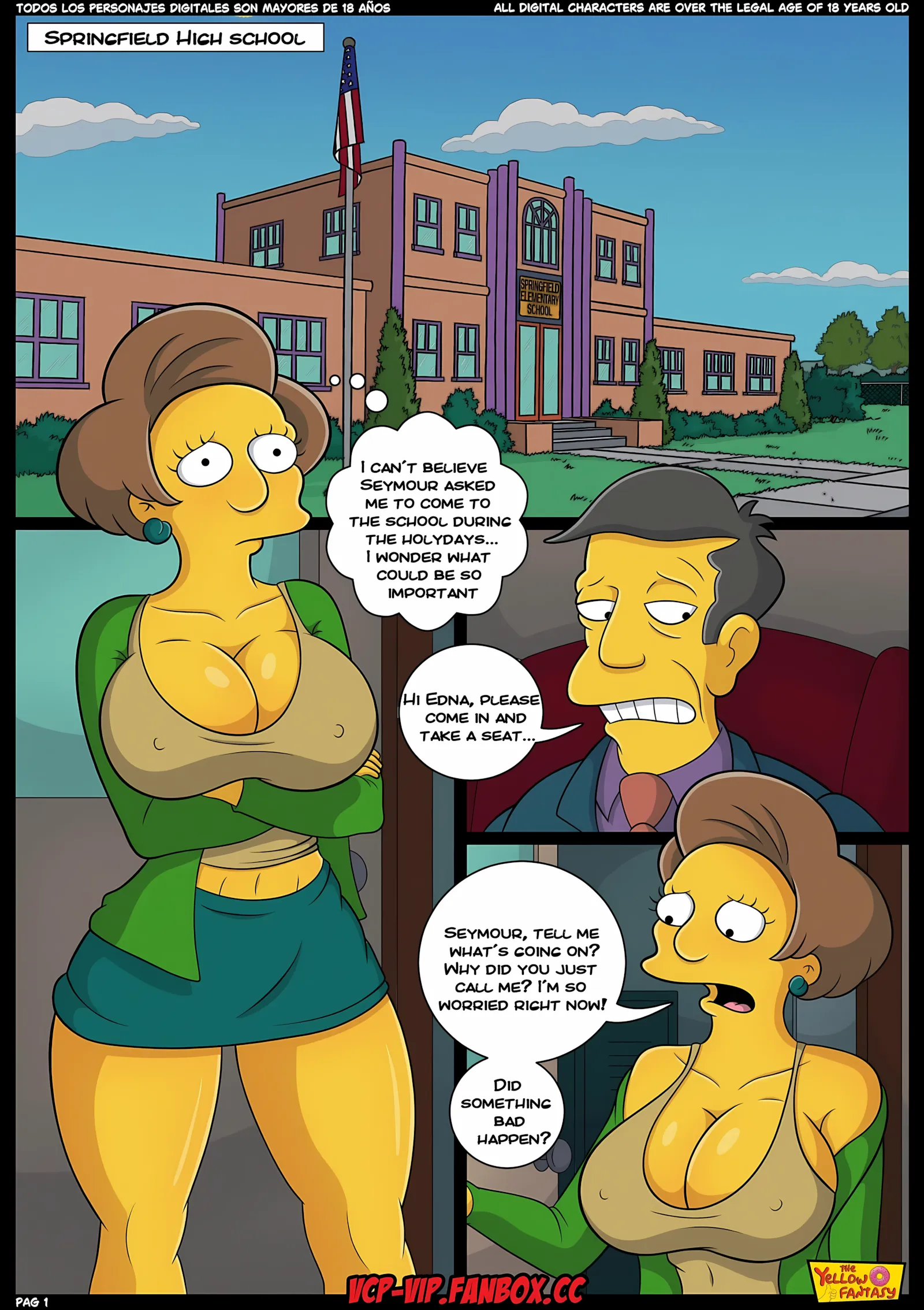 The Yellow Fantasy – The Exam [Croc], The Yellow Fantasy: El Examen, page 2 of 55