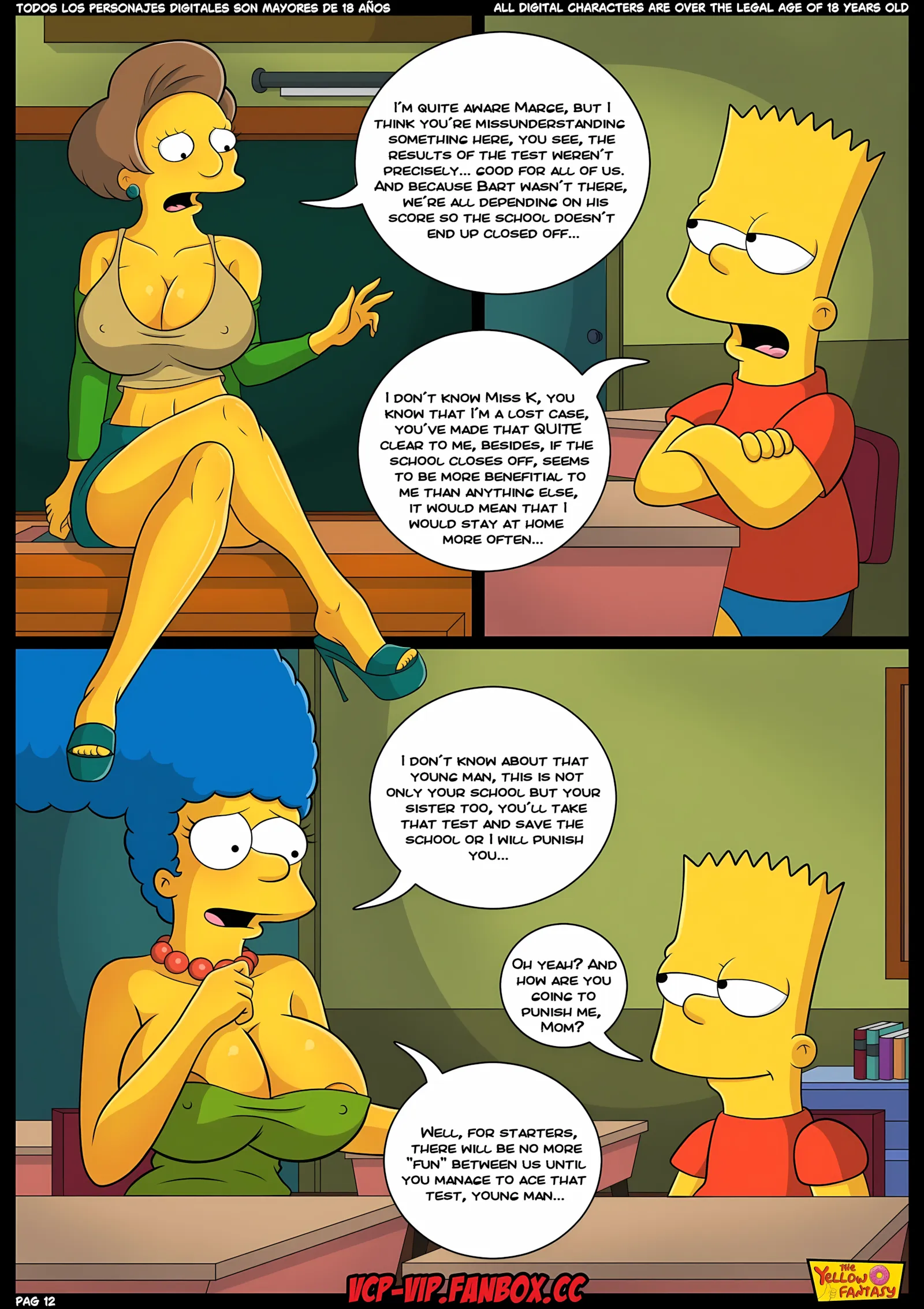 The Yellow Fantasy – The Exam [Croc], The Yellow Fantasy: El Examen, page 13 of 55