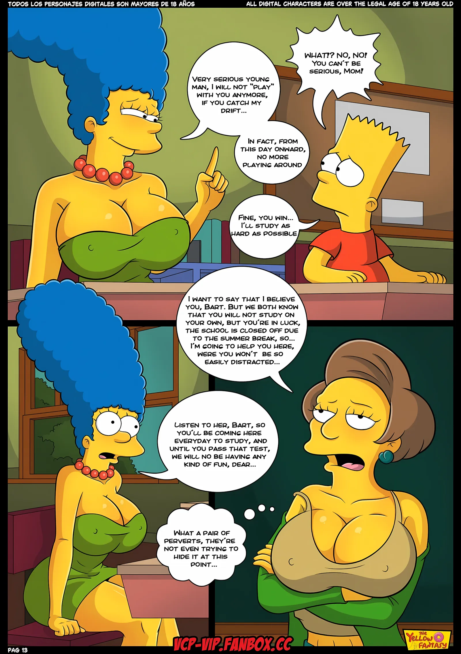 The Yellow Fantasy – The Exam [Croc], The Yellow Fantasy: El Examen, page 14 of 55