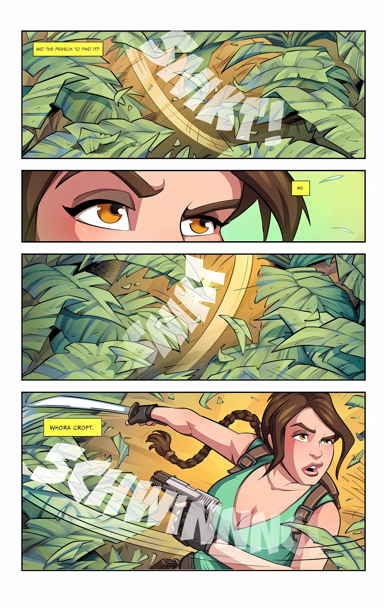 Tomb Tart [Jabcomix], 1 . Tomb Tart - Issue 1 (Tomb Raider), page 3 of 26