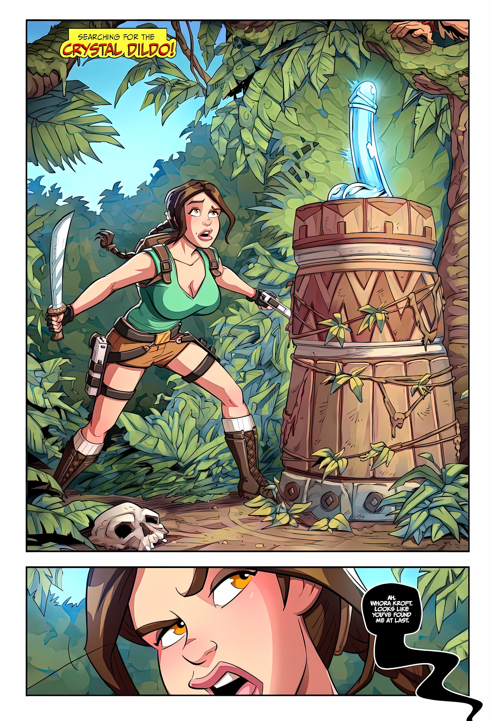 Tomb Tart [Jabcomix], 1 . Tomb Tart - Issue 1 (Tomb Raider), page 4 of 26