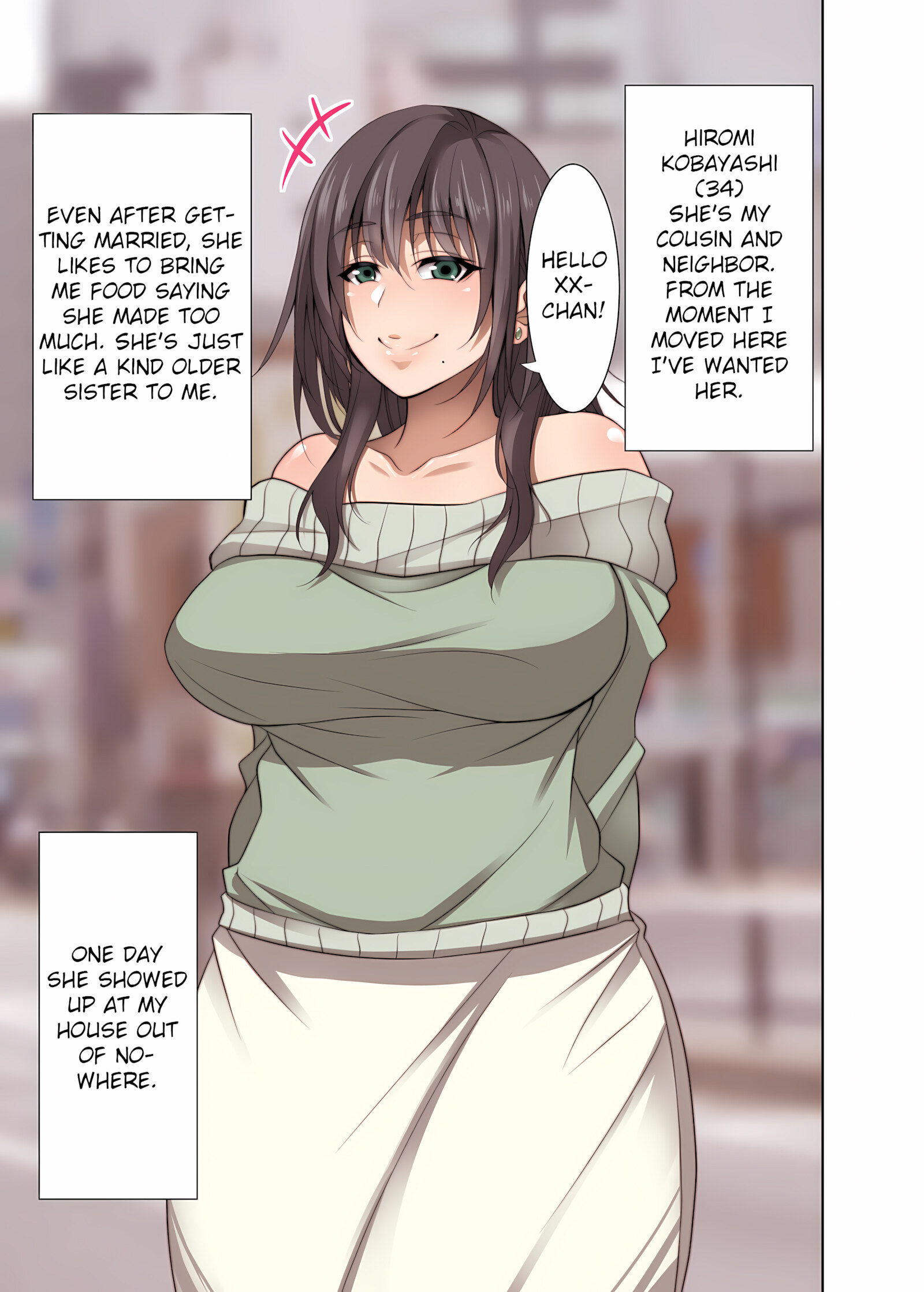Totsuzen Tomari Ni Kita Juushi (Hitozuma) O Otosu Hanashi [Korotsuke], Totsuzen Tomari Ni Kita Juushi (Hitozuma) O Otosu Hanashi, page 2 of 48