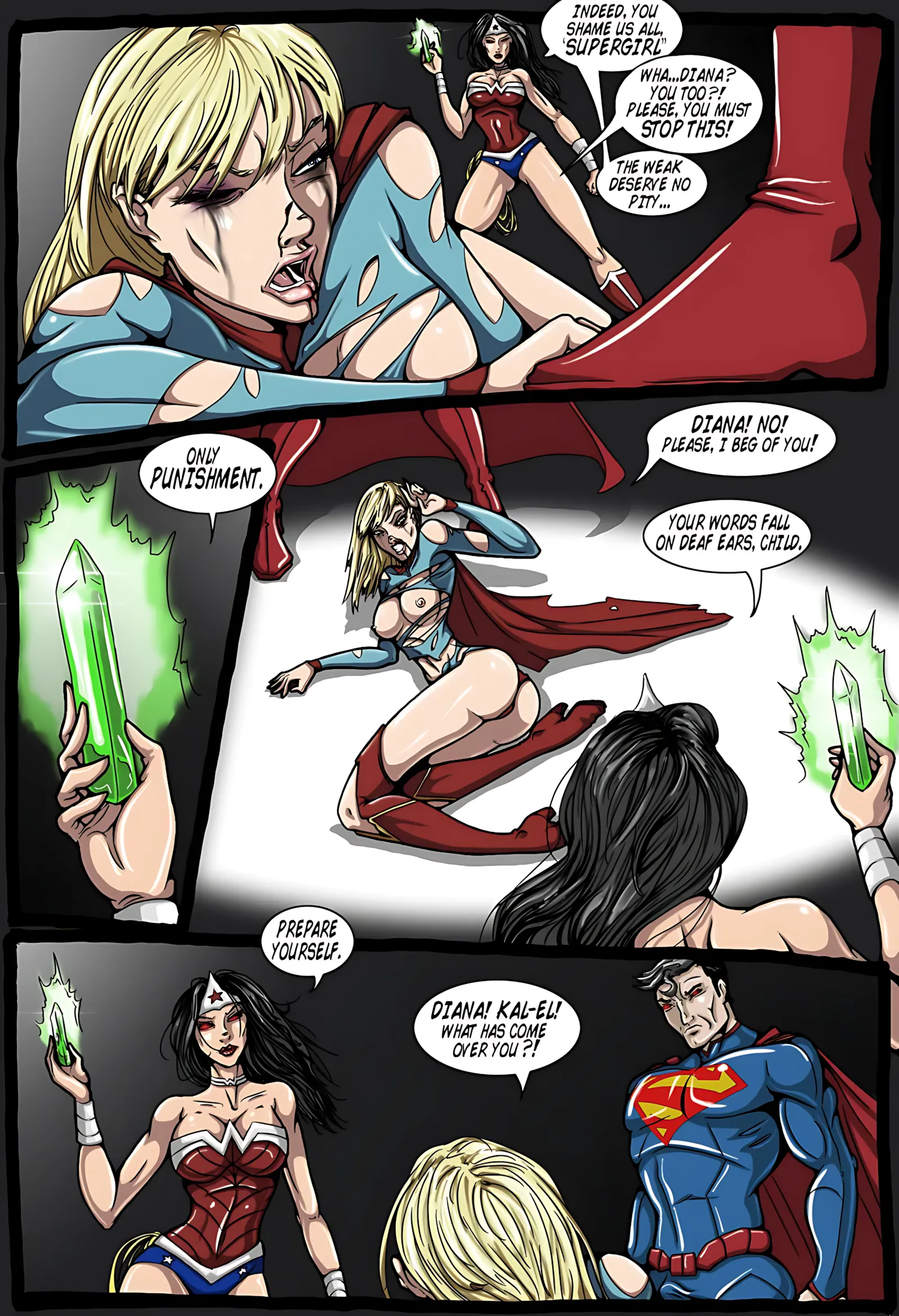 True Injustice – Supergirl (Superman), 1 . True Injustice - Chapter 1 [Genex], page 3 of 53