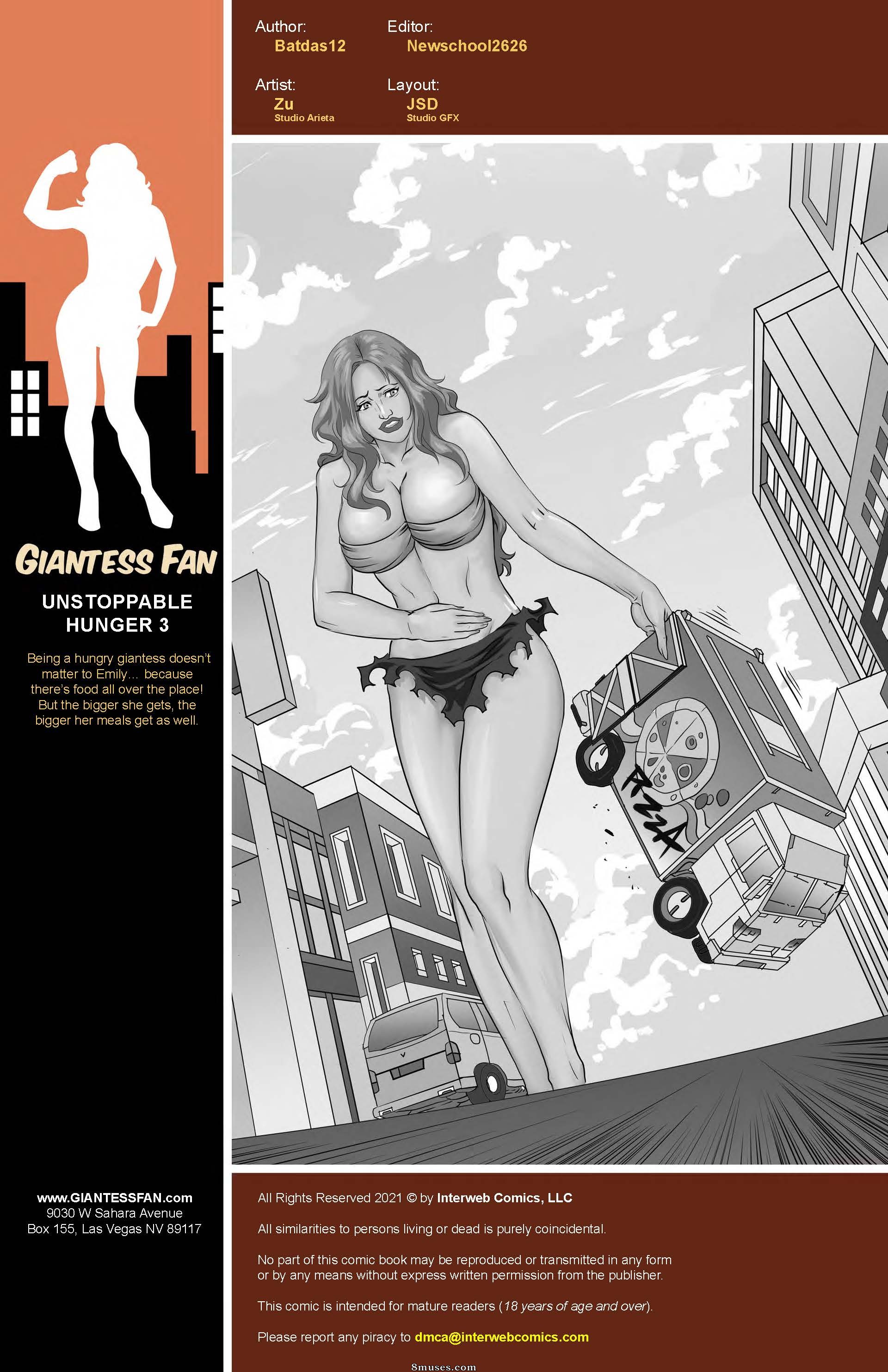 Unstoppable Hunger [GiantessFan], Unstoppable Hunger 3, page 2 of 22
