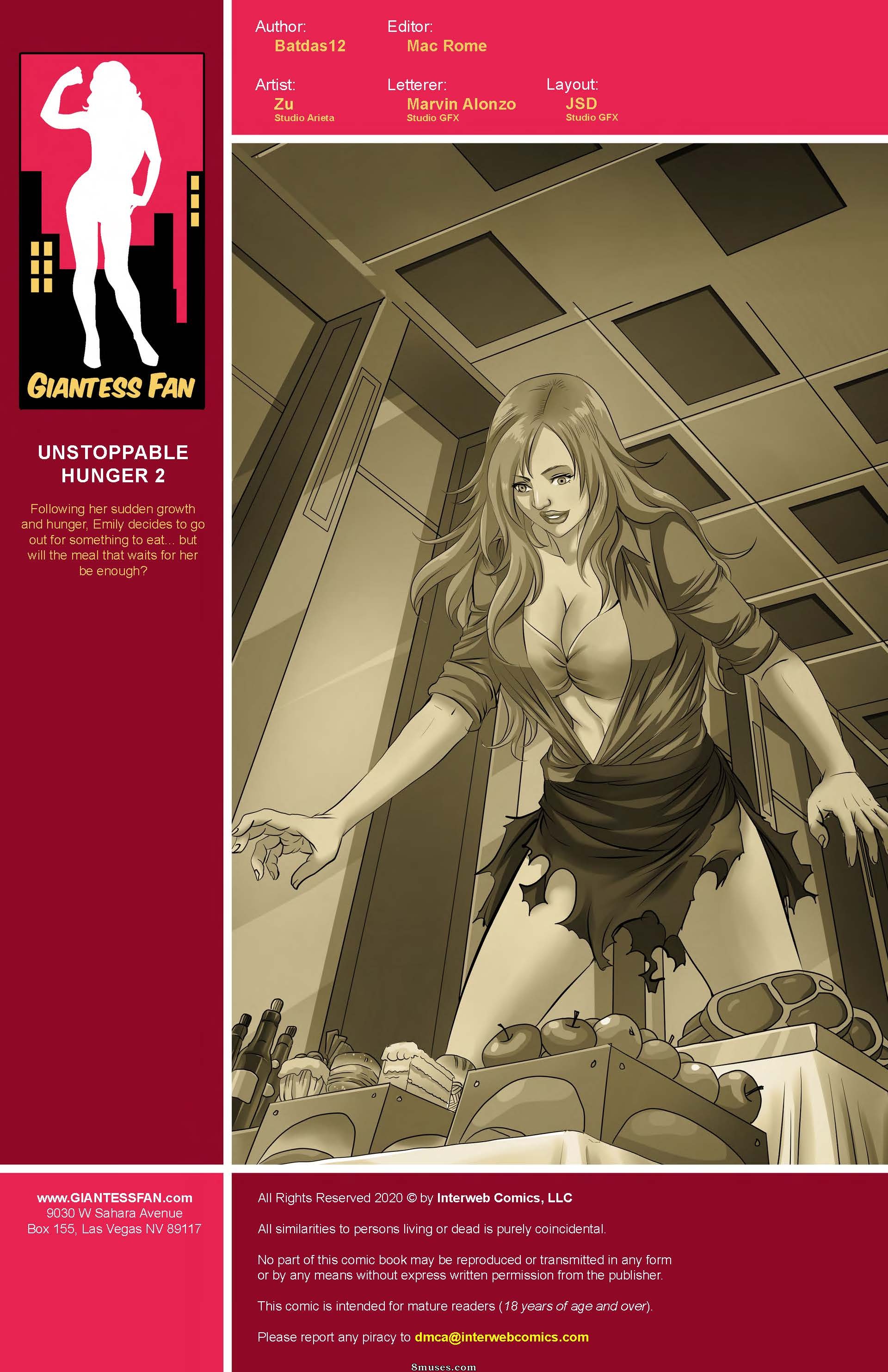Unstoppable Hunger [GiantessFan], Unstoppable Hunger 2, page 2 of 22