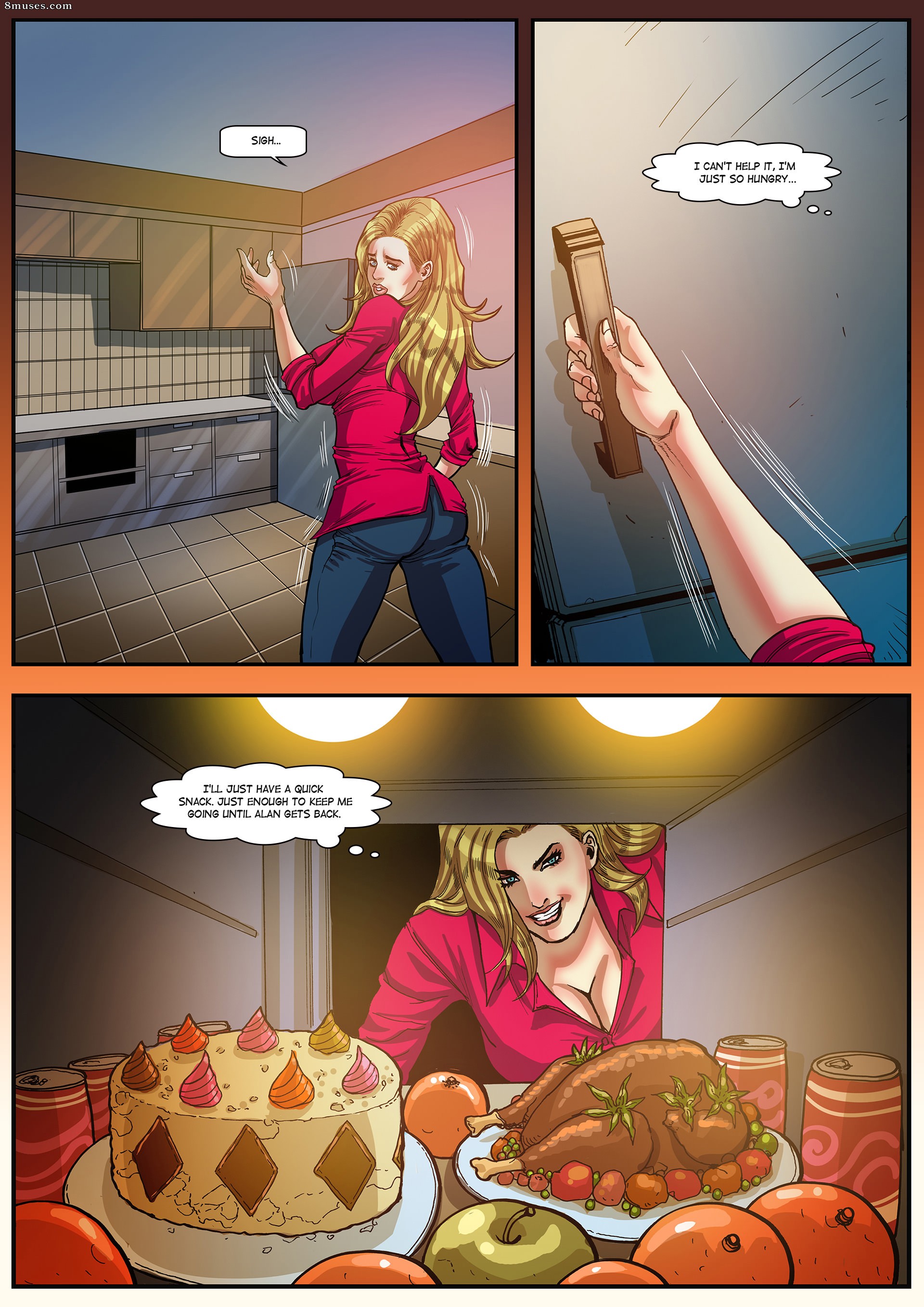 Unstoppable Hunger [GiantessFan], Unstoppable Hunger 1, page 11 of 22
