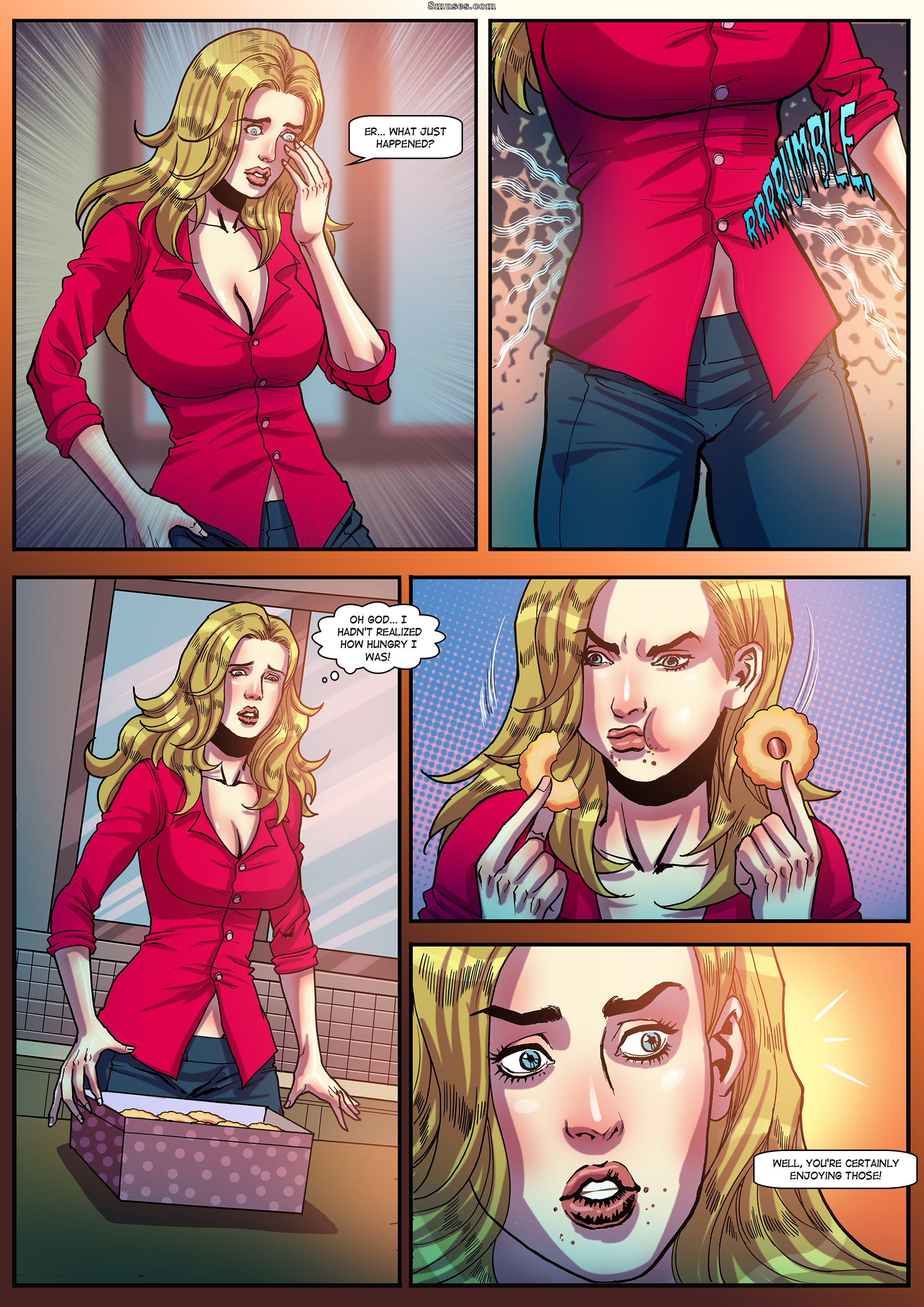 Unstoppable Hunger [GiantessFan], Unstoppable Hunger 1, page 8 of 22