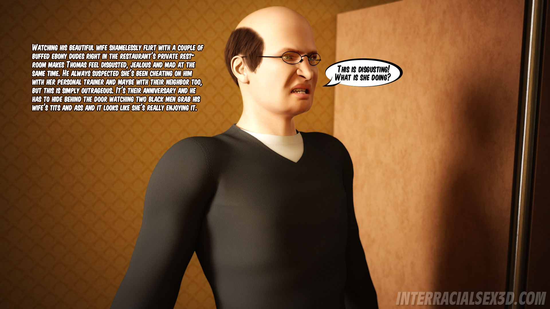 Wedding Anniversary and Cheating Wife [Interracialsex3D], Wedding Anniversary and Cheating Wife, page 11 of 64