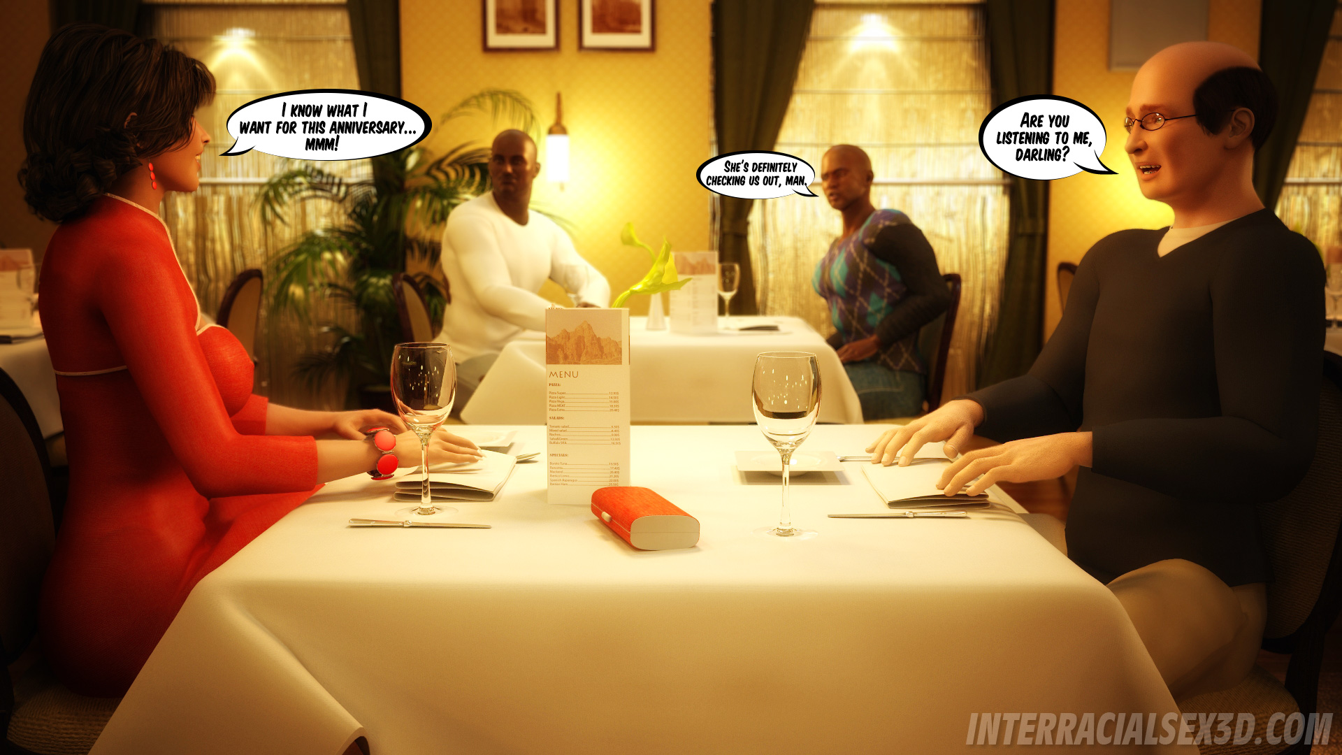 Wedding Anniversary and Cheating Wife [Interracialsex3D], Wedding Anniversary and Cheating Wife, page 5 of 64