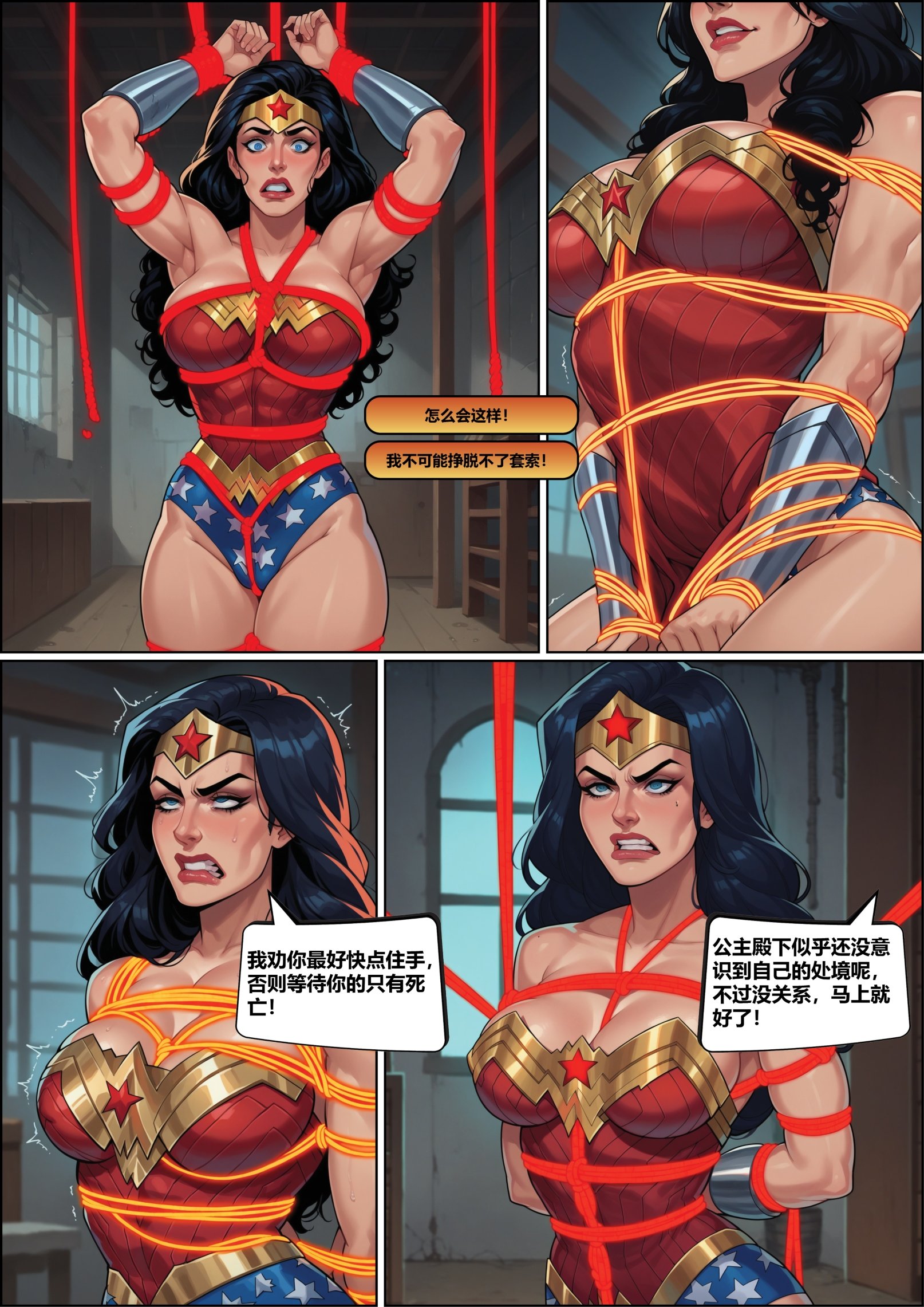 Wonder Woman with Goblins and Robots, 1. Wonder Woman with Goblins and Robots [Grazieeeee Adventure], page 13 of 28