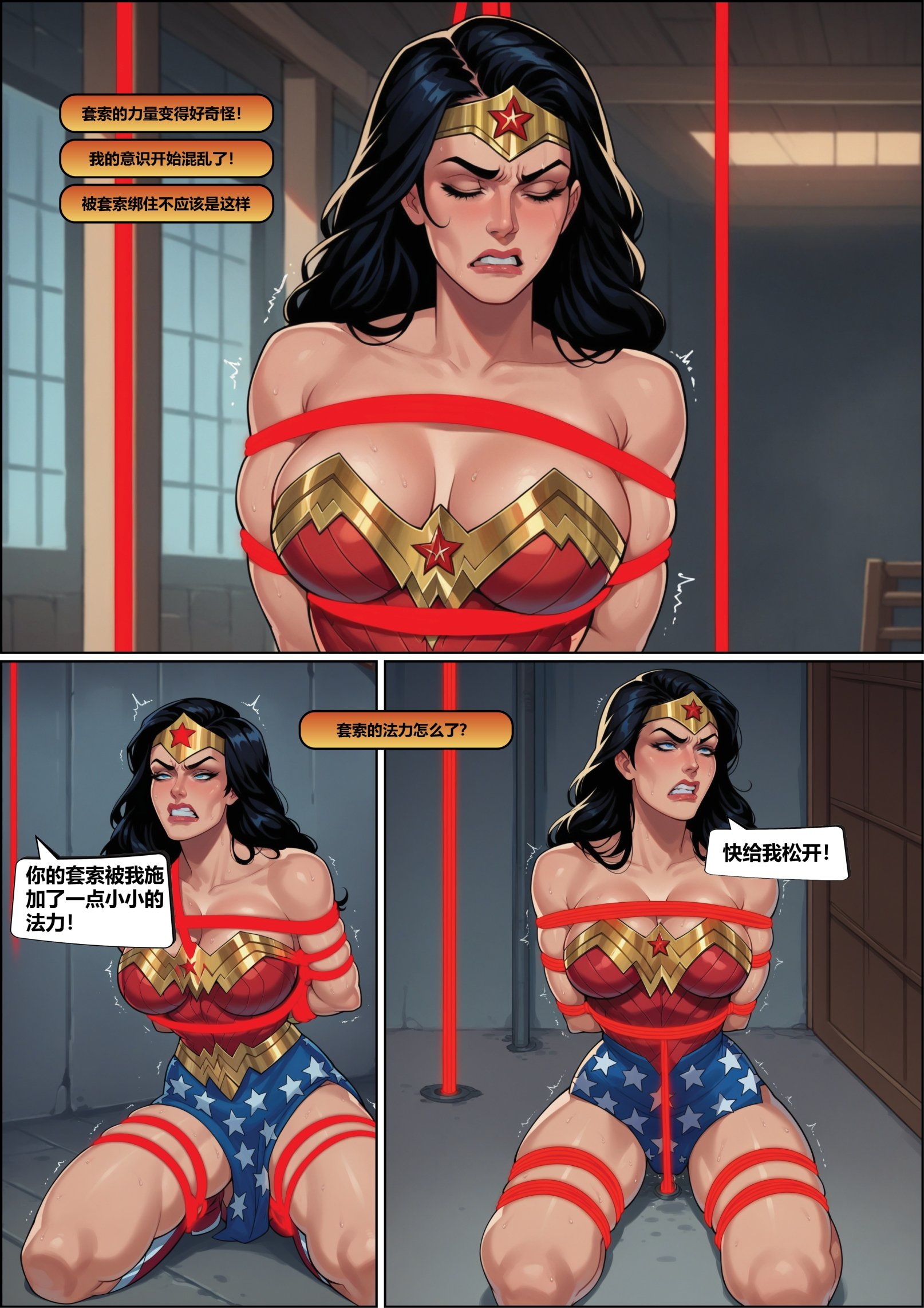 Wonder Woman with Goblins and Robots, 1. Wonder Woman with Goblins and Robots [Grazieeeee Adventure], page 14 of 28