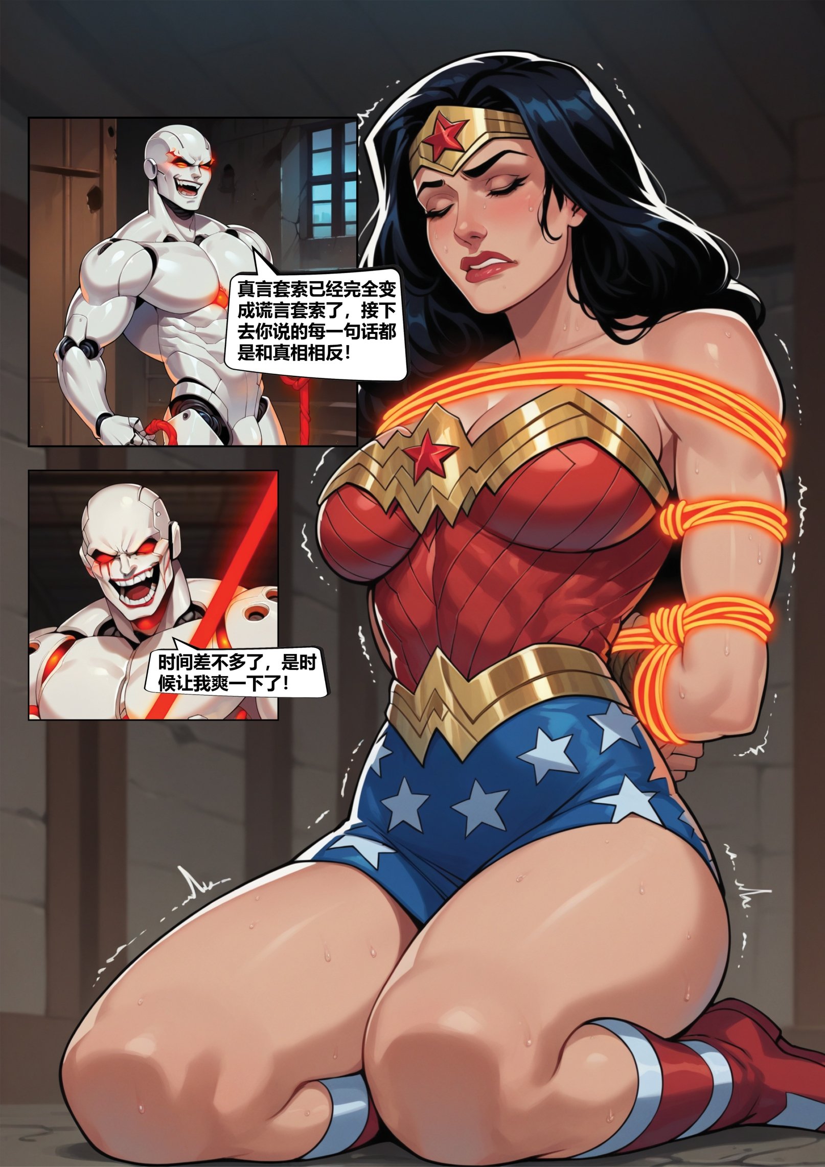 Wonder Woman with Goblins and Robots, 1. Wonder Woman with Goblins and Robots [Grazieeeee Adventure], page 15 of 28