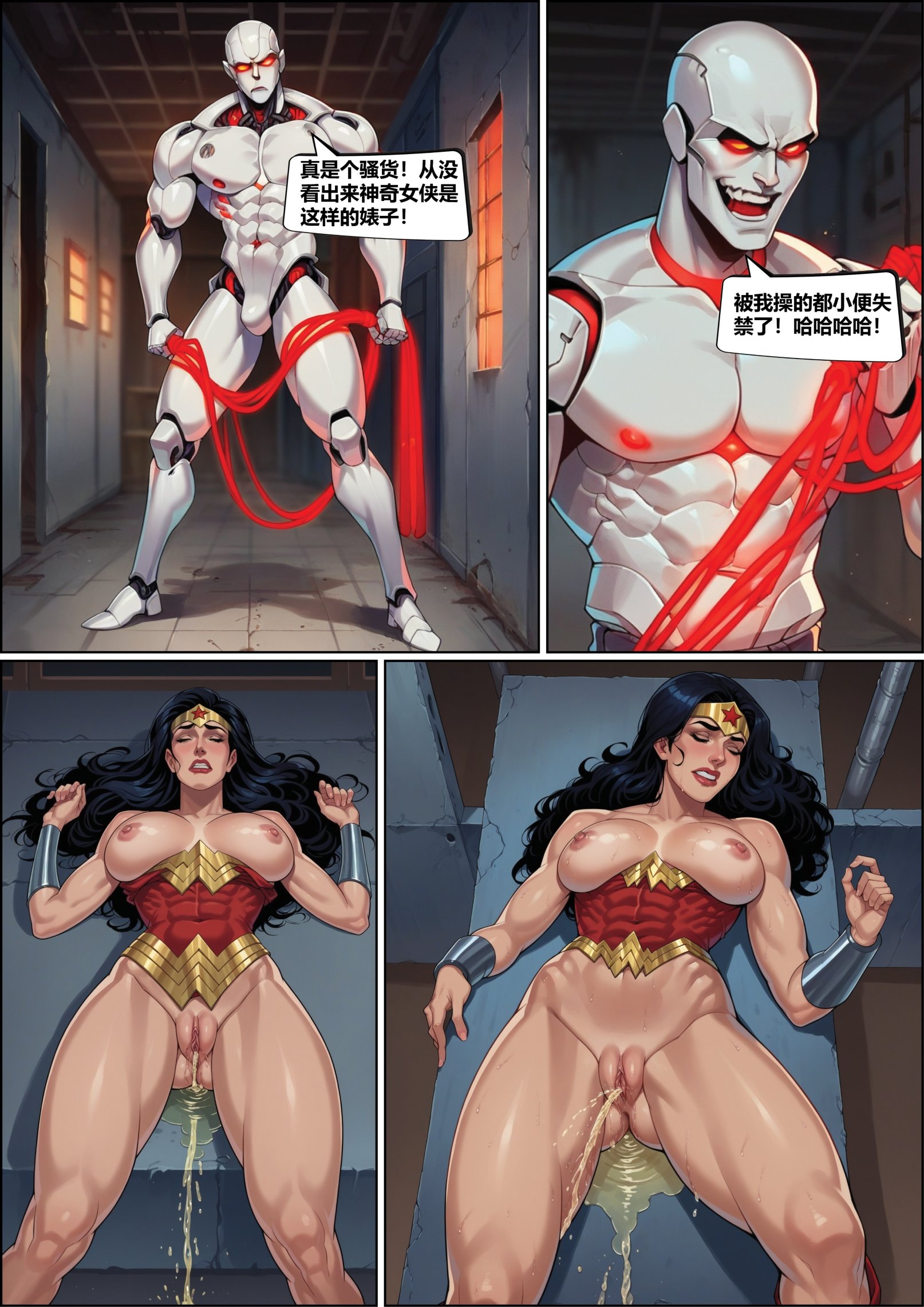 Wonder Woman with Goblins and Robots, 1. Wonder Woman with Goblins and Robots [Grazieeeee Adventure], page 17 of 28