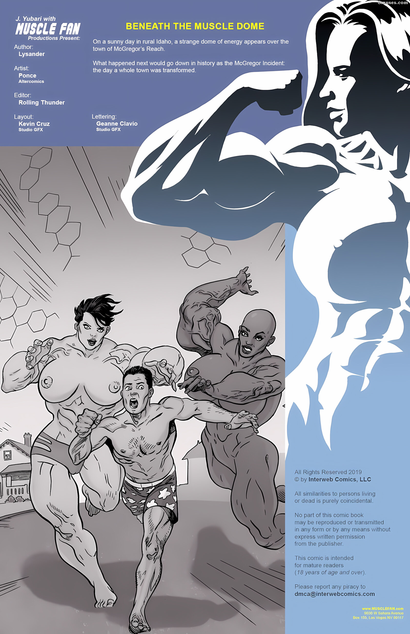 Beneath the Muscle Dome- MuscleFanComics, Beneath the Muscle Dome, page 2 of 17