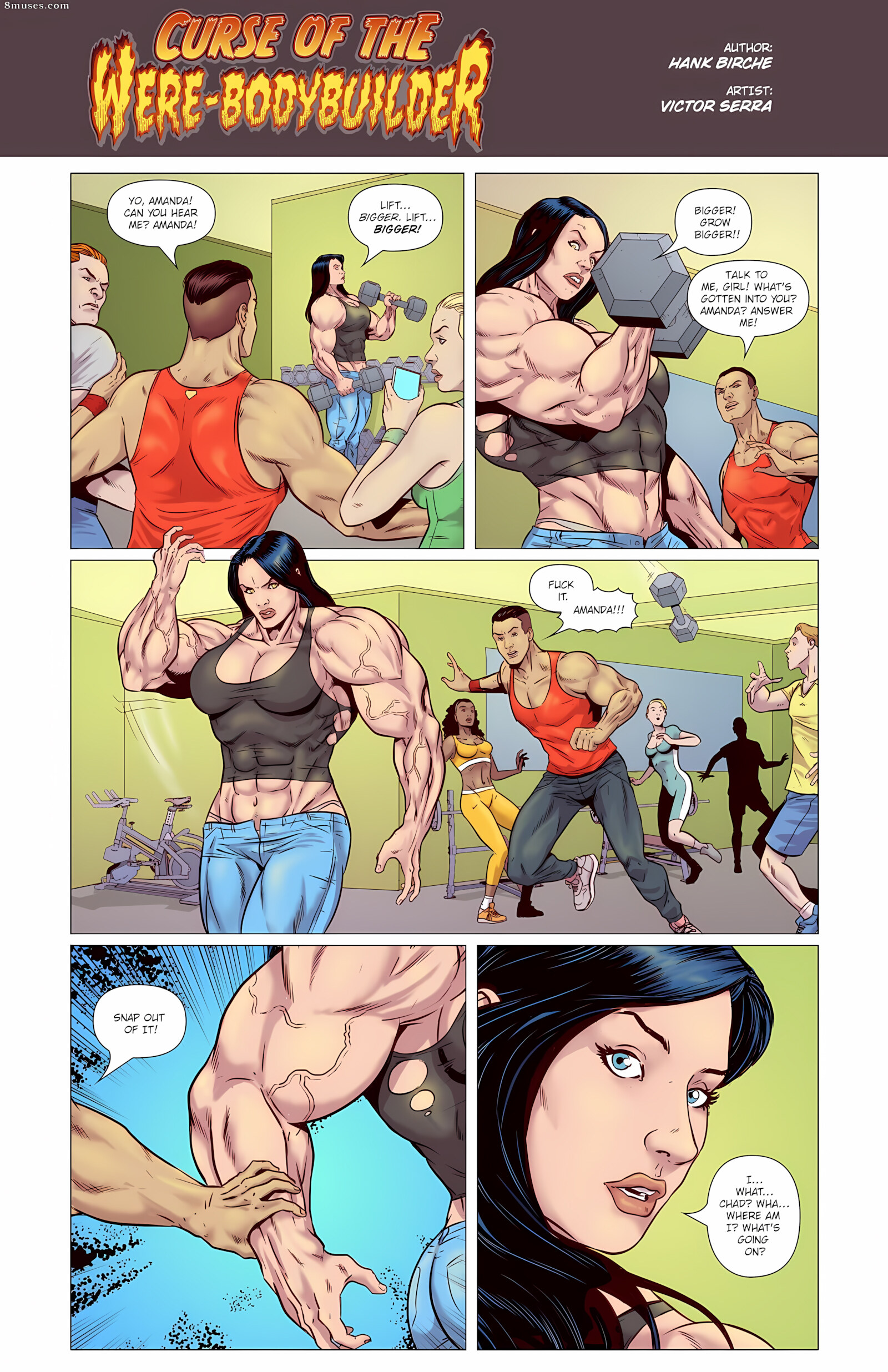 Beneath the Muscle Dome- MuscleFanComics, Beneath the Muscle Dome, page 15 of 17