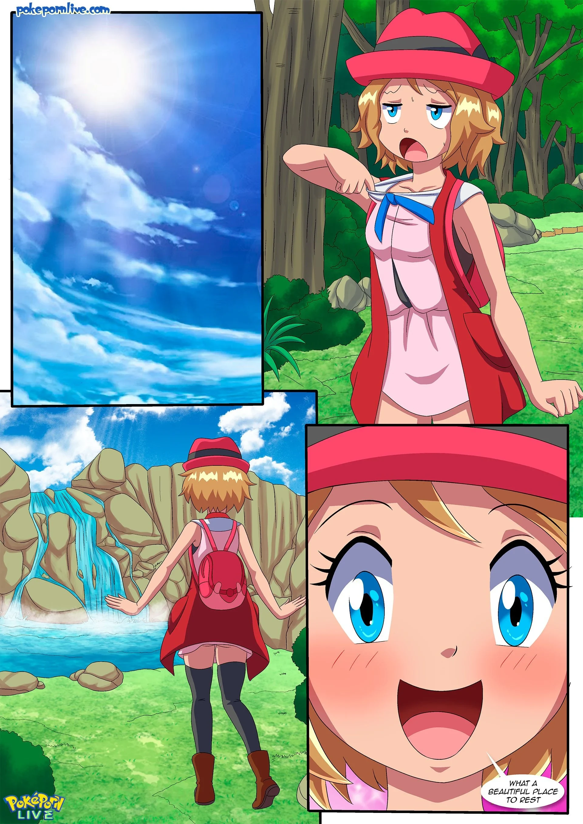 A Hot Break on the Forest (Pokemon) [Palcomix], 1 . A Hot Break on the Forest - (Pokemon) [Palcomix], page 3 of 21
