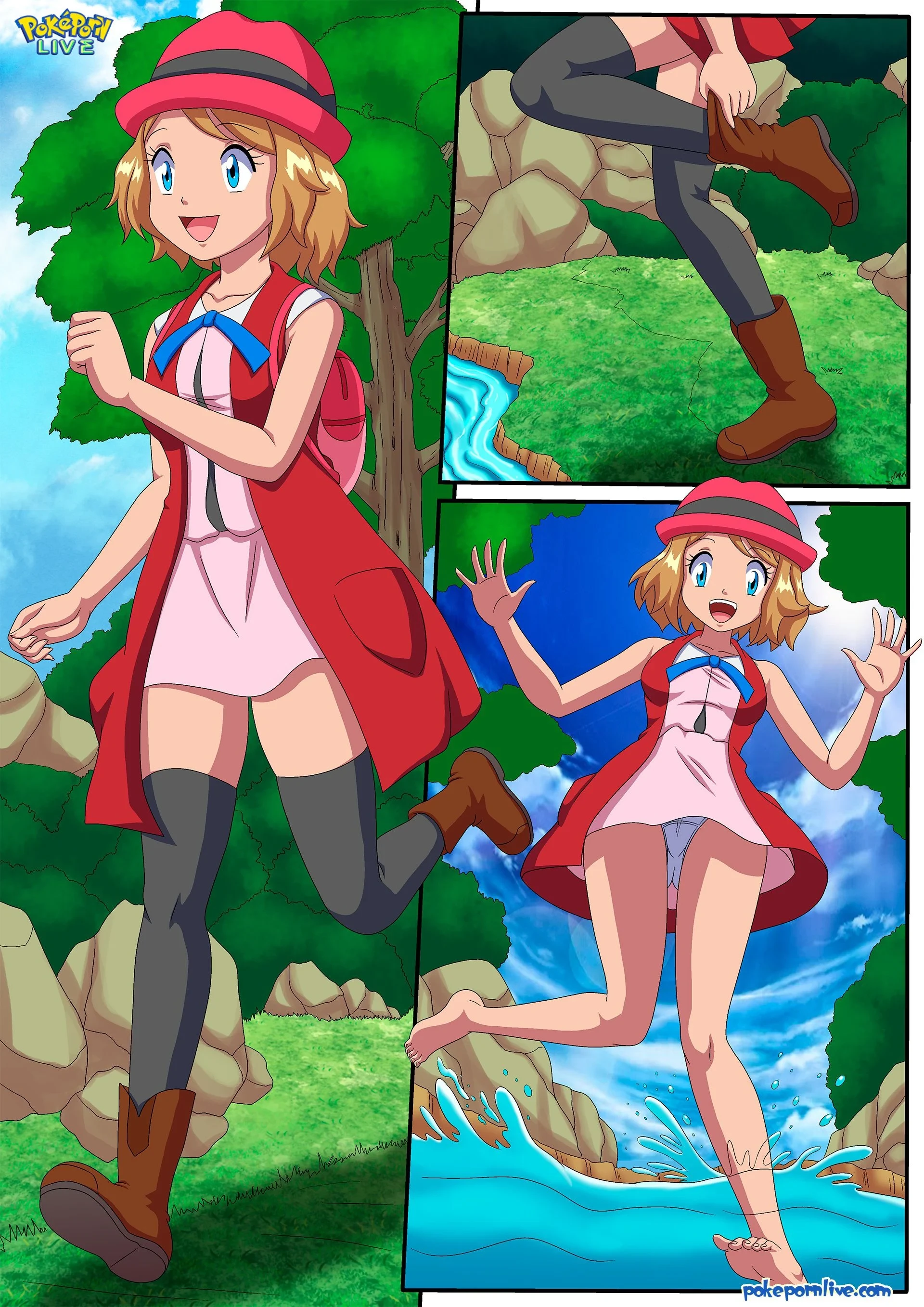 A Hot Break on the Forest (Pokemon) [Palcomix], 1 . A Hot Break on the Forest - (Pokemon) [Palcomix], page 4 of 21