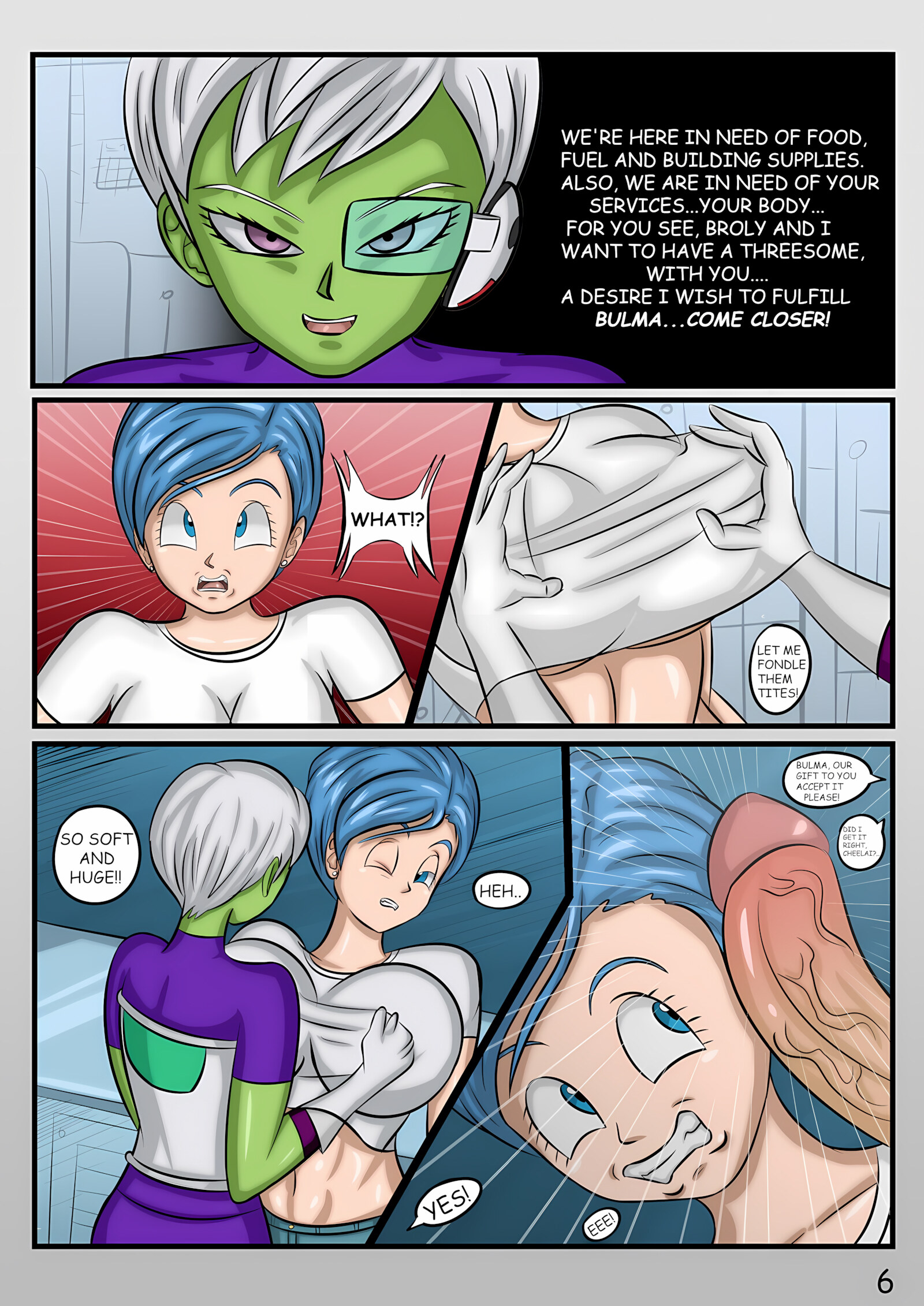 Cheelai’s Desires – Dragon Ball Super [Magnificent Sexy Gals], Cheelai's Desires - Dragon Ball Super, page 2 of 26