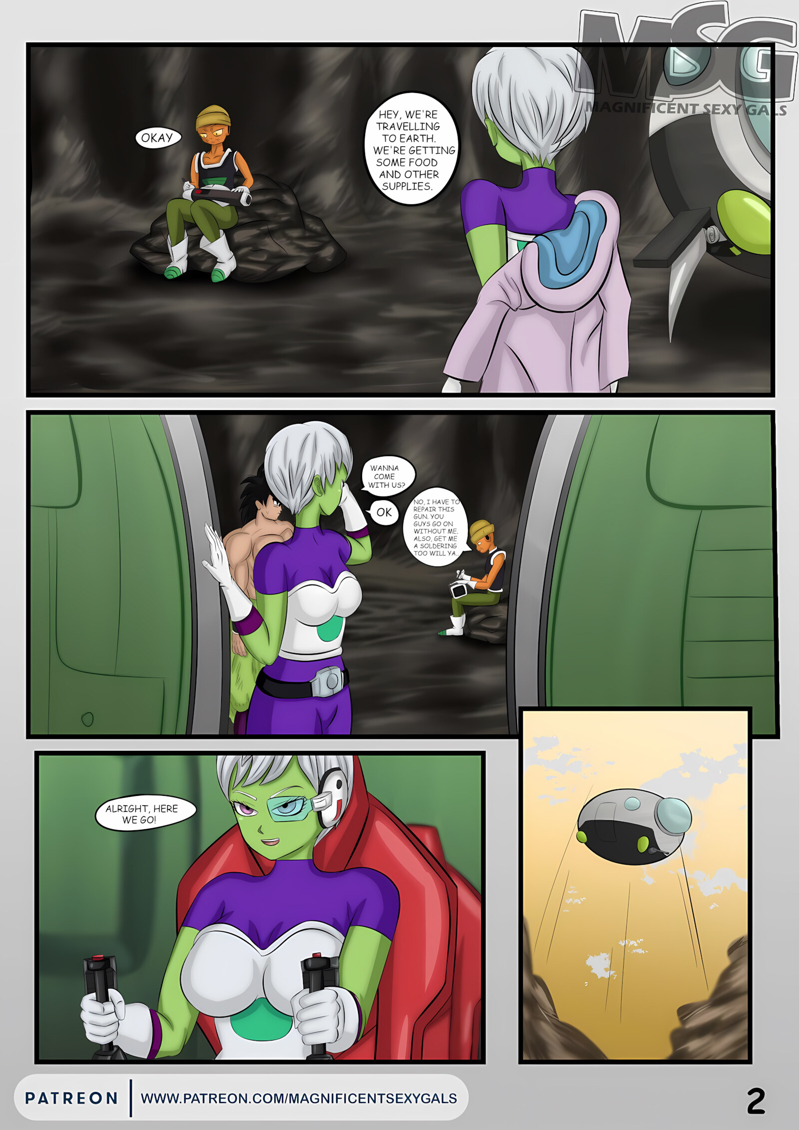 Cheelai’s Desires – Dragon Ball Super [Magnificent Sexy Gals], Cheelai's Desires - Dragon Ball Super, page 3 of 26