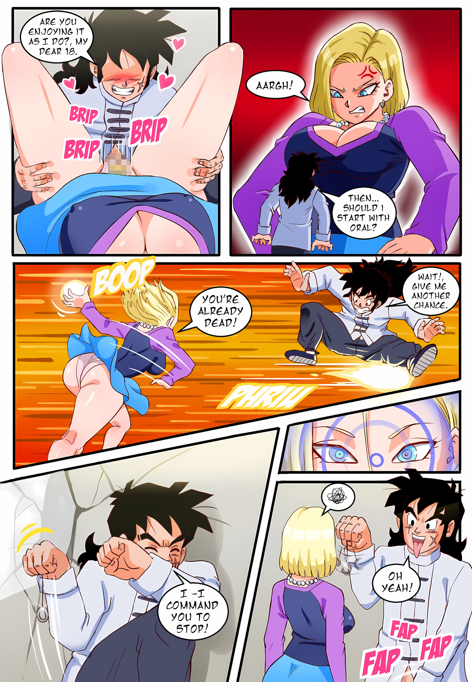 18 is a servant (Dragon Ball Super) [PinkPawg], 18 is a servant (Dragon Ball Super), page 12 of 13