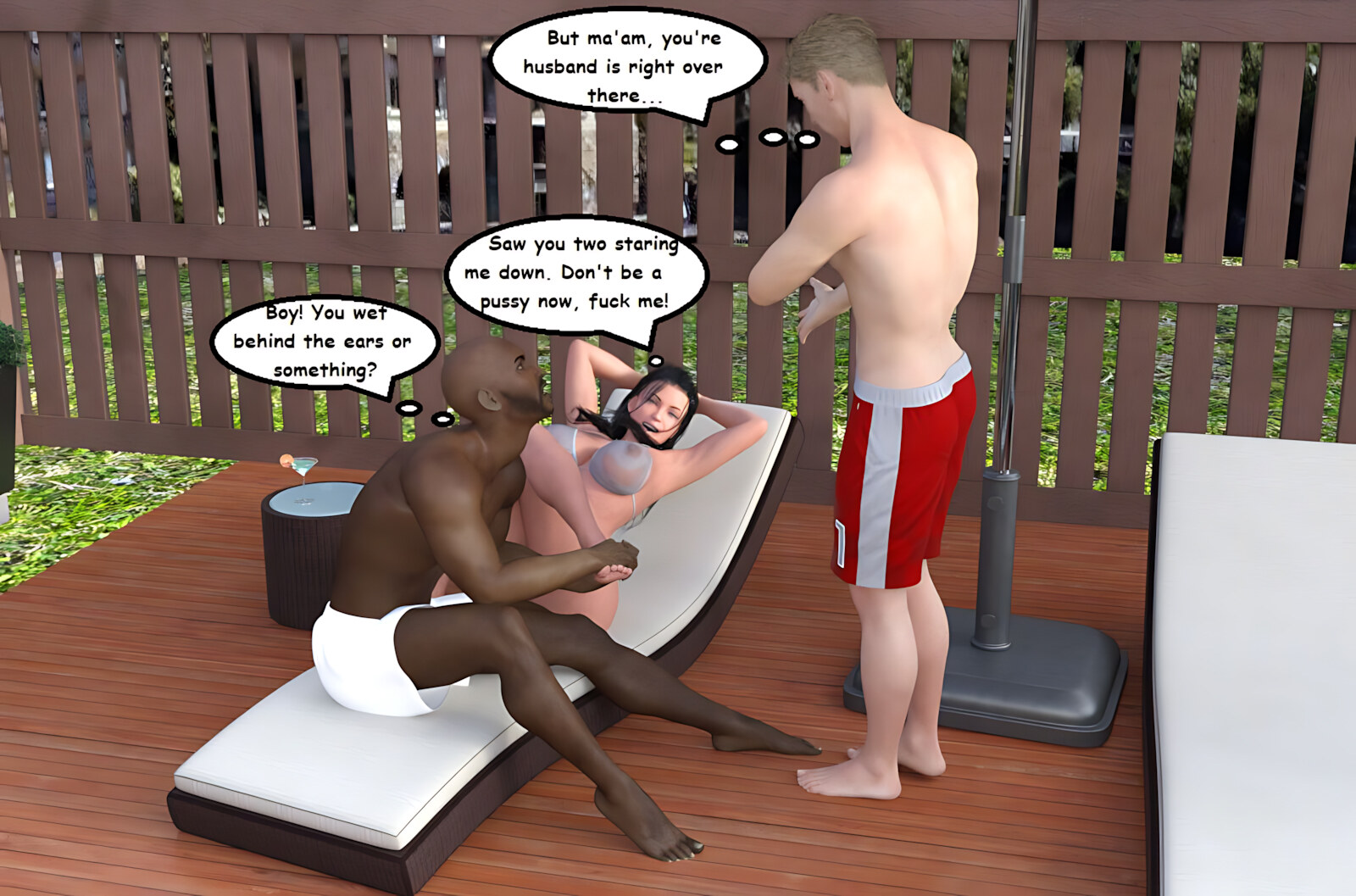 Cuckold Pool Party [Mature3DComics], Cuckold Pool Party, page 3 of 38