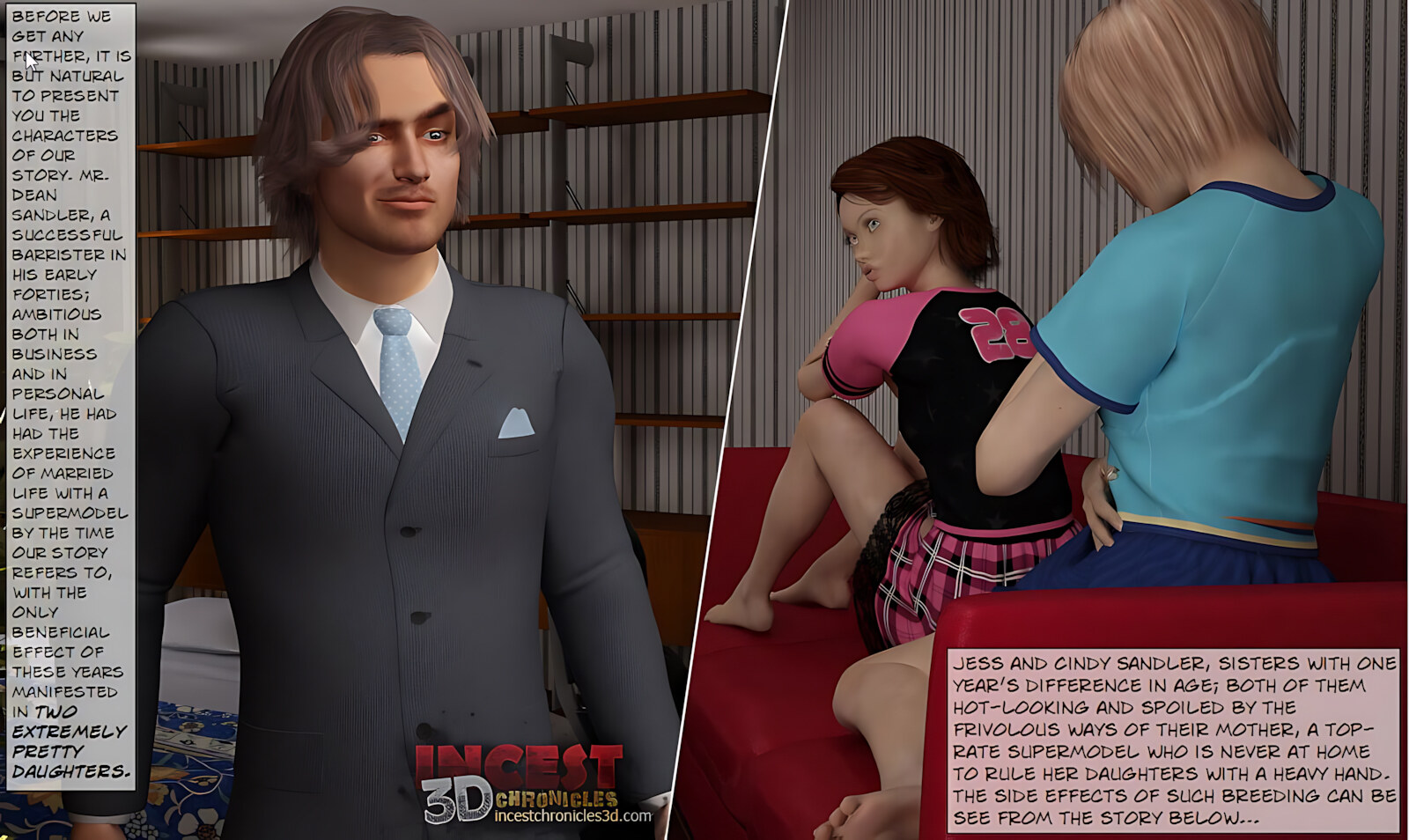 Daddy’s Birthday [IncestChronicles3D], Daddy’s Birthday, page 1 of 80