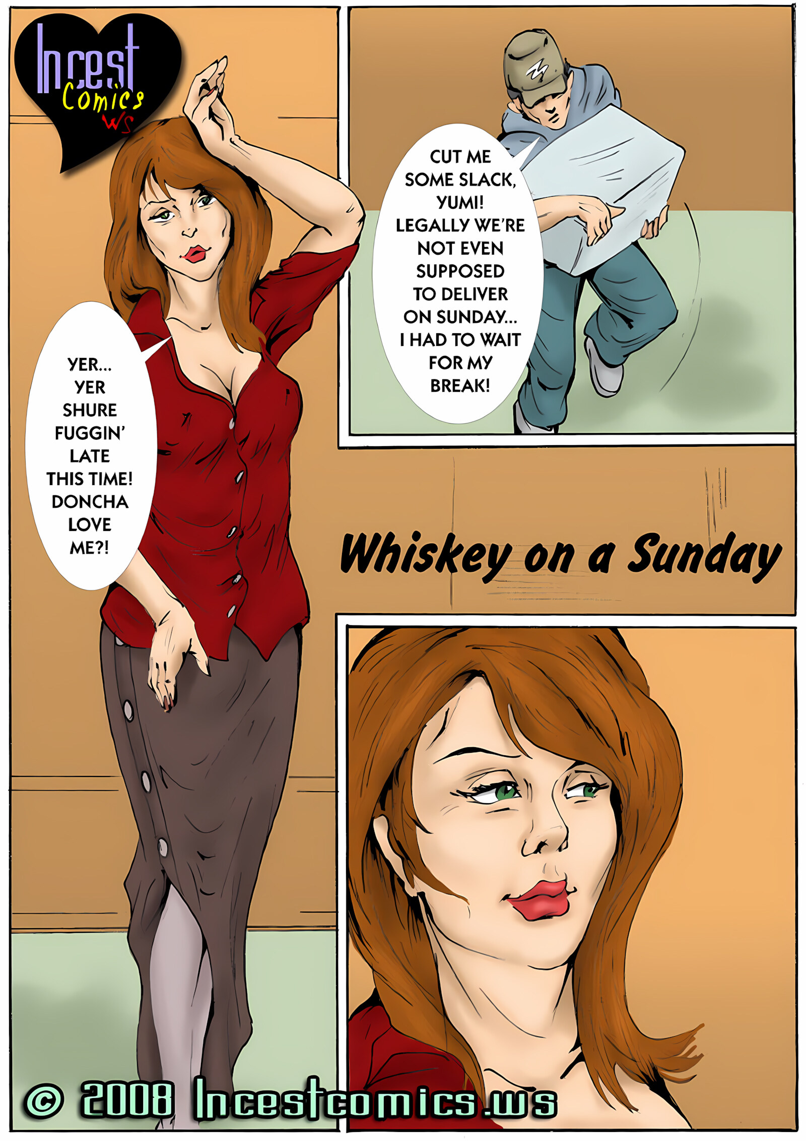 Dear Drunk Sister [Incestcomics], Dear Drunk Sister, page 3 of 19